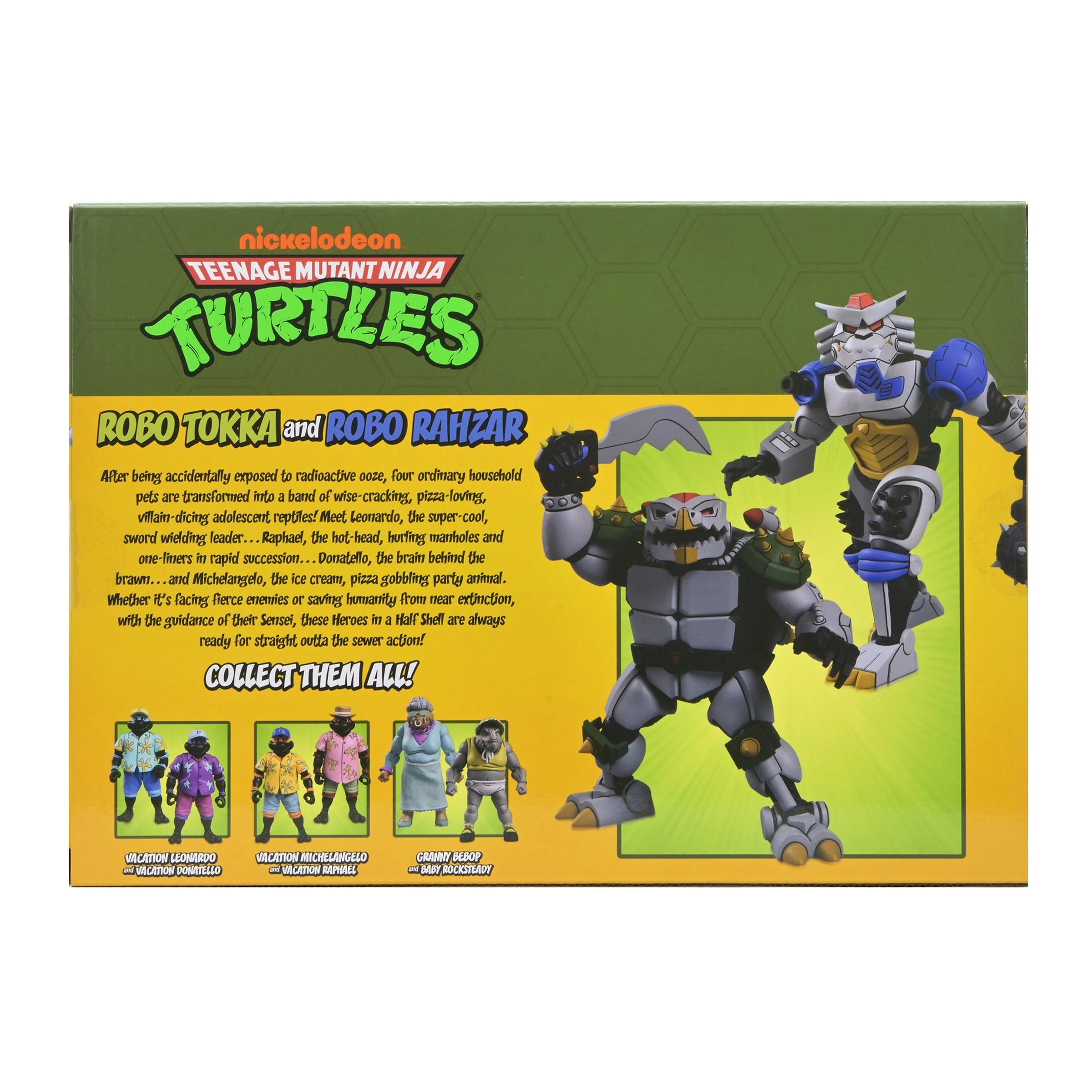 NECA - TMNT (1987 Cartoon Series) -  Robo Tokka & Rahzar 7" Scale Action Figure 2-Pack