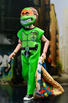 NECA - Ben Cooper Costume Kids Collection - TMNT Michelangelo (1987 Cartoon) Clothed Action Figure
