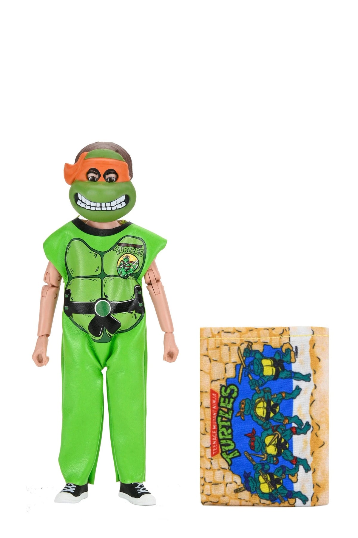 NECA - Ben Cooper Costume Kids Collection - TMNT Michelangelo (1987 Cartoon) Clothed Action Figure