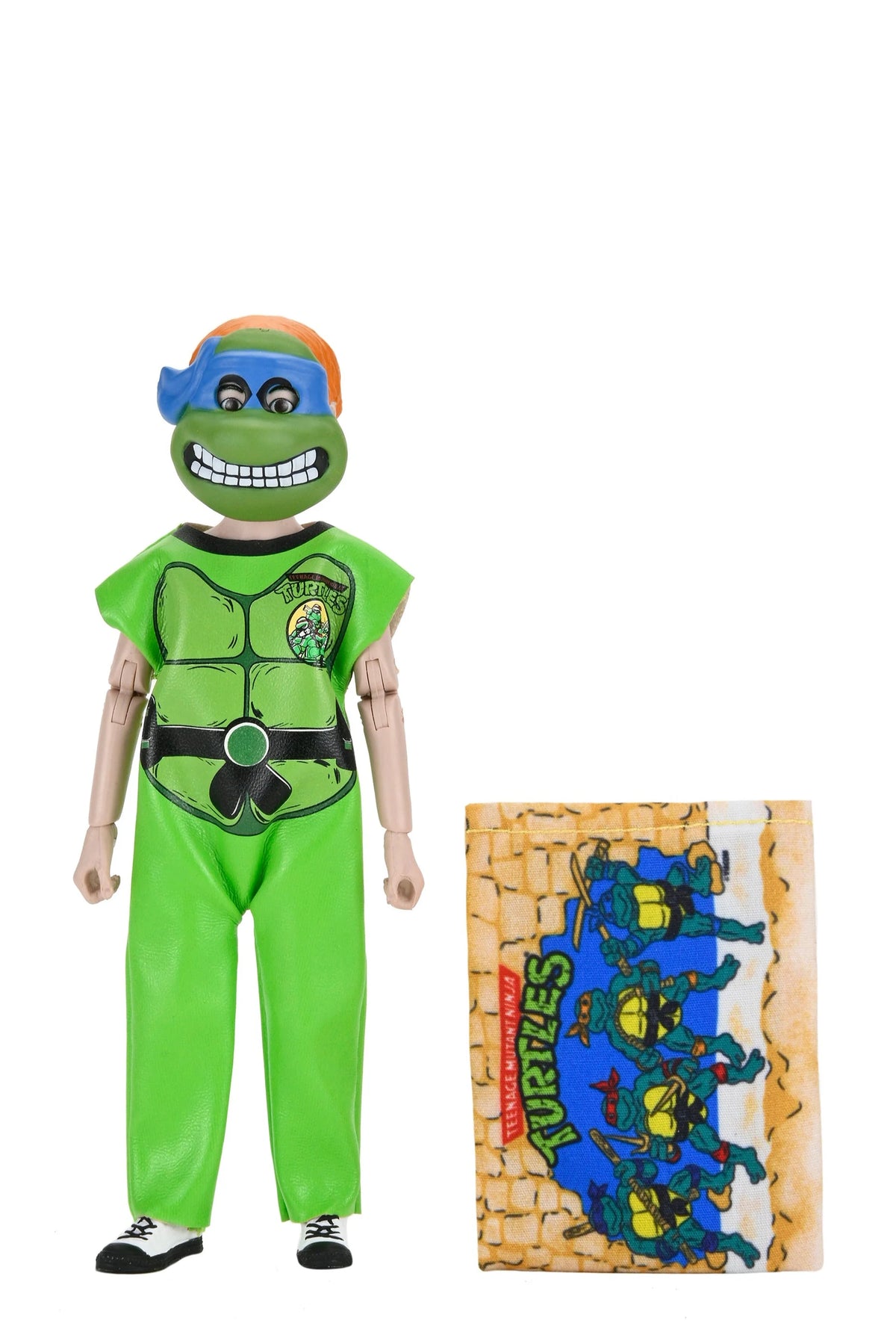 NECA - Ben Cooper Costume Kids Collection - TMNT Leonardo (1987 Cartoon) Clothed Action Figure