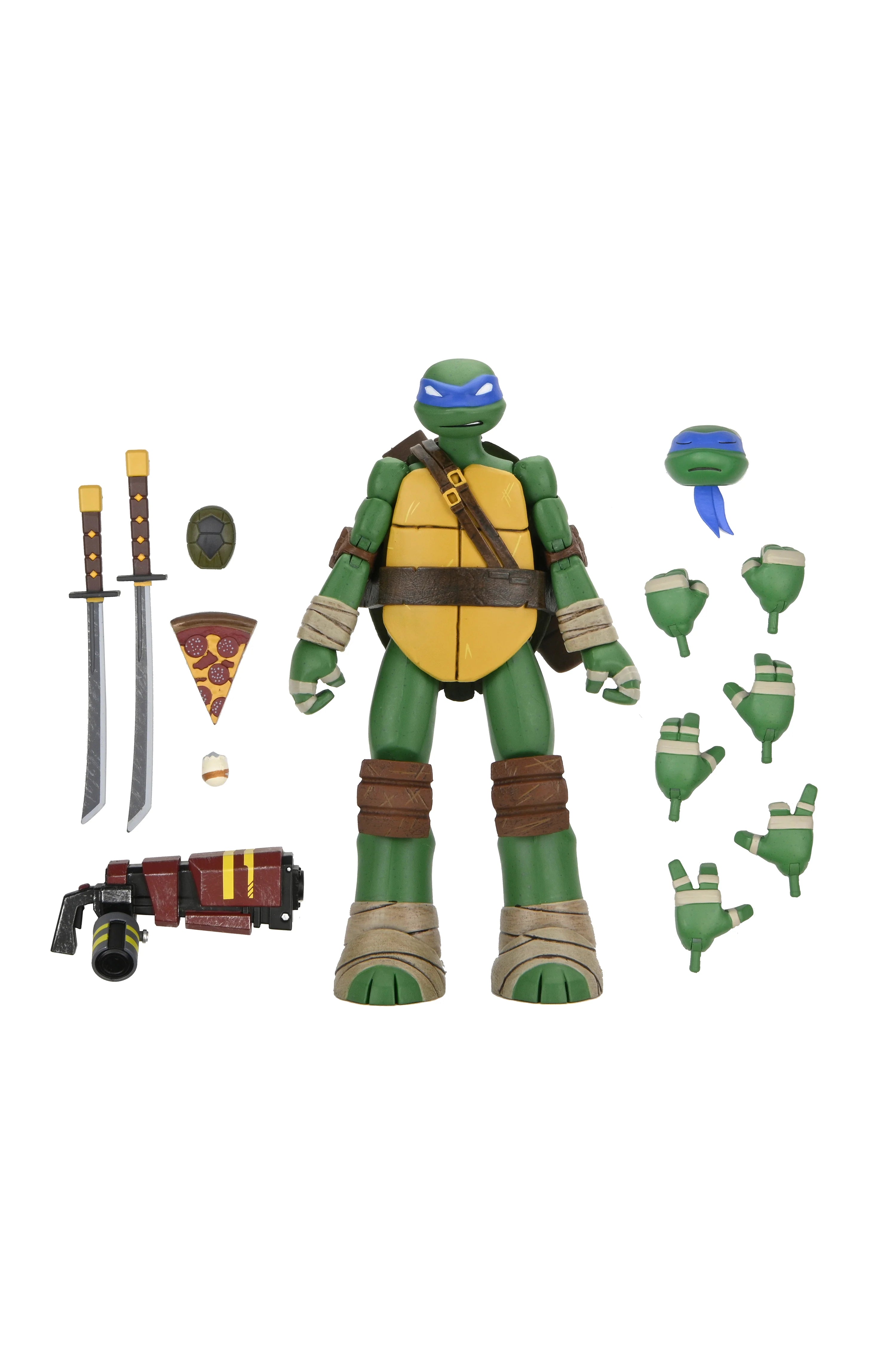 NECA - TMNT (2012 Cartoon Series) 7" Scale Action Figure Bundle 4-Pack