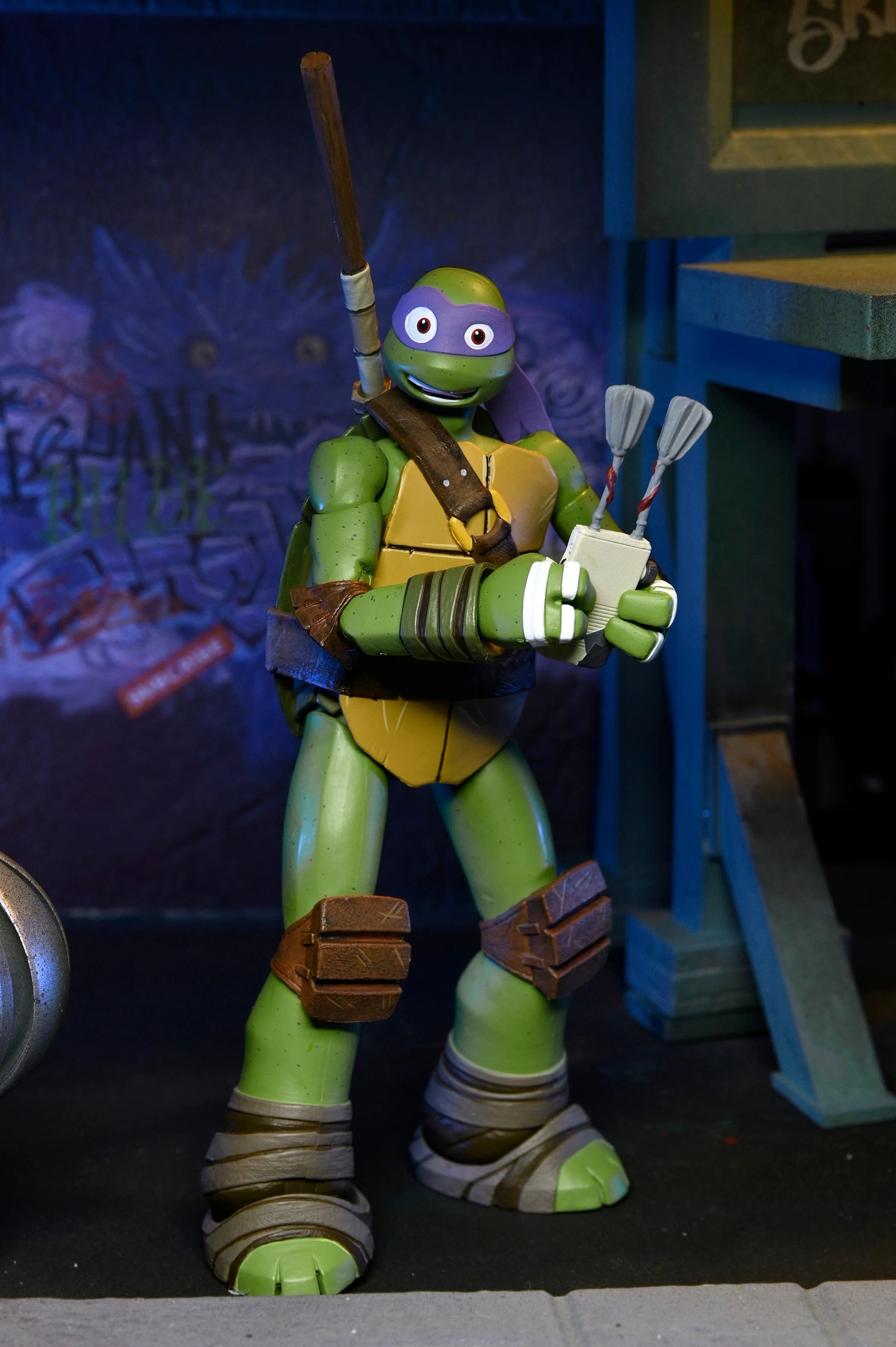 NECA - TMNT (2012 Cartoon Series) 7" Scale Action Figure Bundle 4-Pack