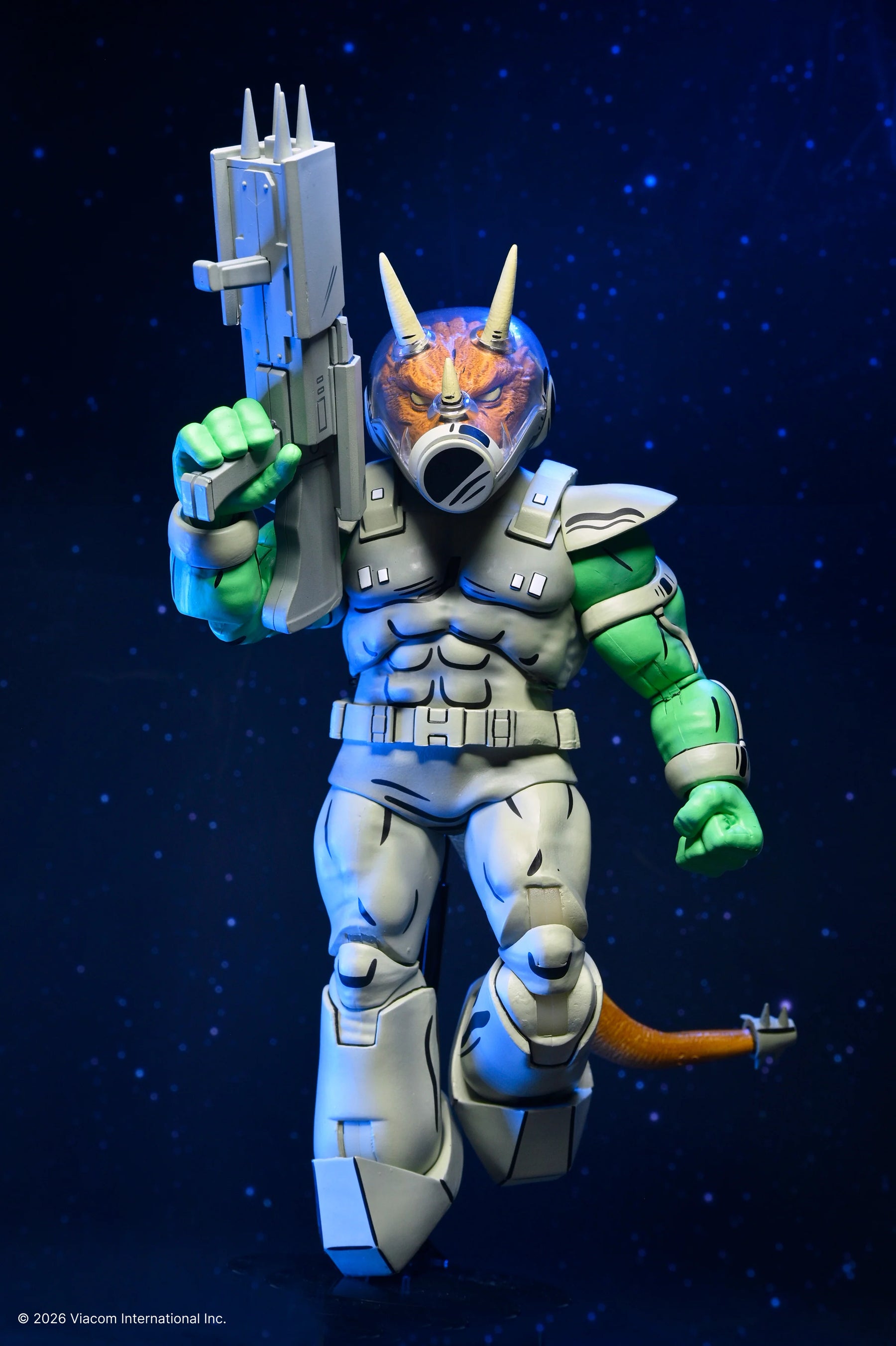 NECA - TMNT: Mirage Comics - Shock Commando Triceraton 7" Scale Action Figure (Pre-Order Ships August 2026)