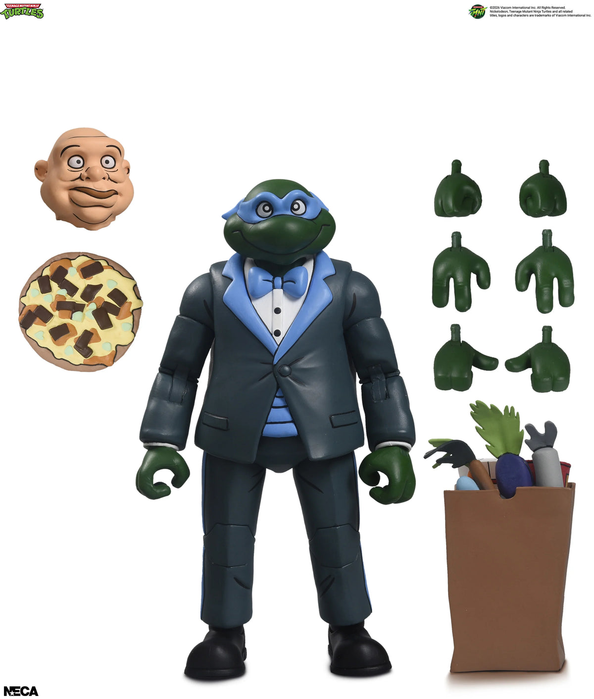 NECA - TMNT (1987 Cartoon) - Ultimate Tuxedo Leonardo 7" Scale Action Figure