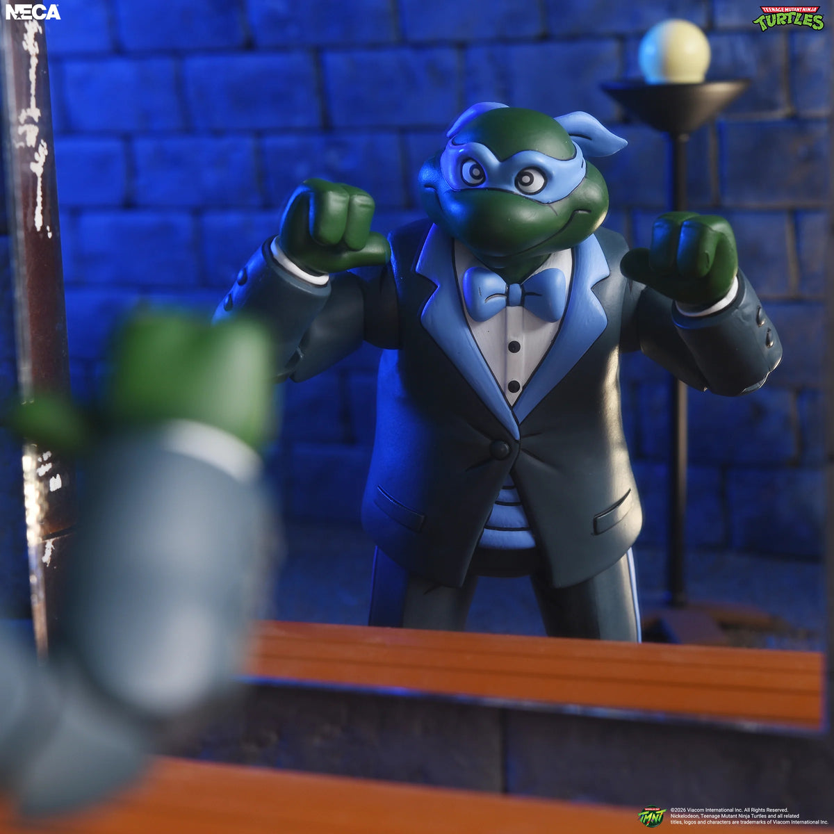 NECA - TMNT (1987 Cartoon) - Ultimate Tuxedo Leonardo 7" Scale Action Figure