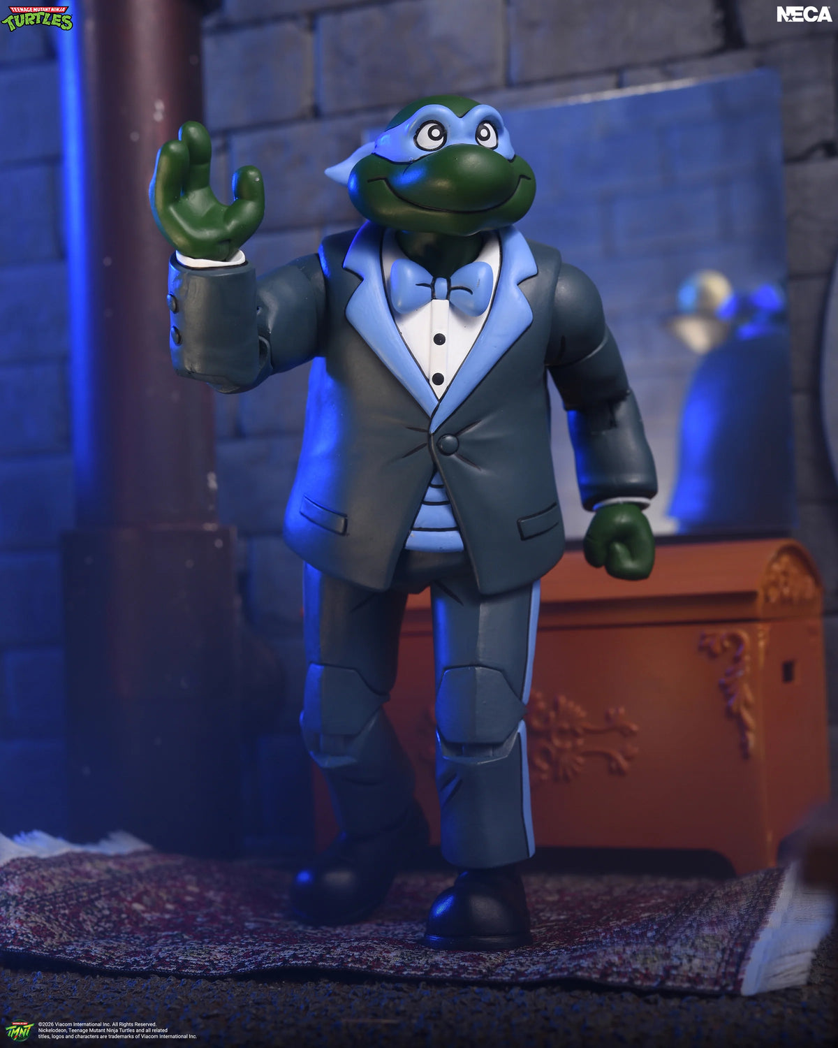 NECA - TMNT (1987 Cartoon) - Ultimate Tuxedo Leonardo 7" Scale Action Figure