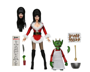 NECA - Elvira's Very Scary Xmas 8" Clothed Action Figure (Pre-Order Ships October)