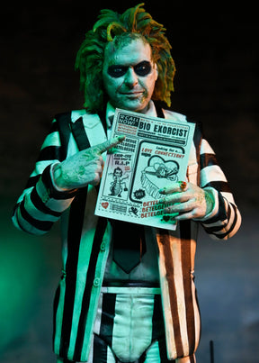 NECA - Beetlejuice Beetlejuice - Ultimate Striped Suit Beetlejuice 7" Scale Action Figure (Pre-Order Ships May 2025)