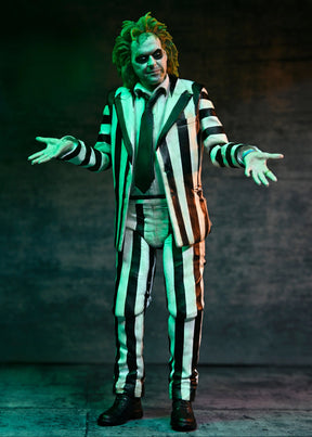 NECA - Beetlejuice Beetlejuice - Ultimate Striped Suit Beetlejuice 7" Scale Action Figure (Pre-Order Ships May 2025)