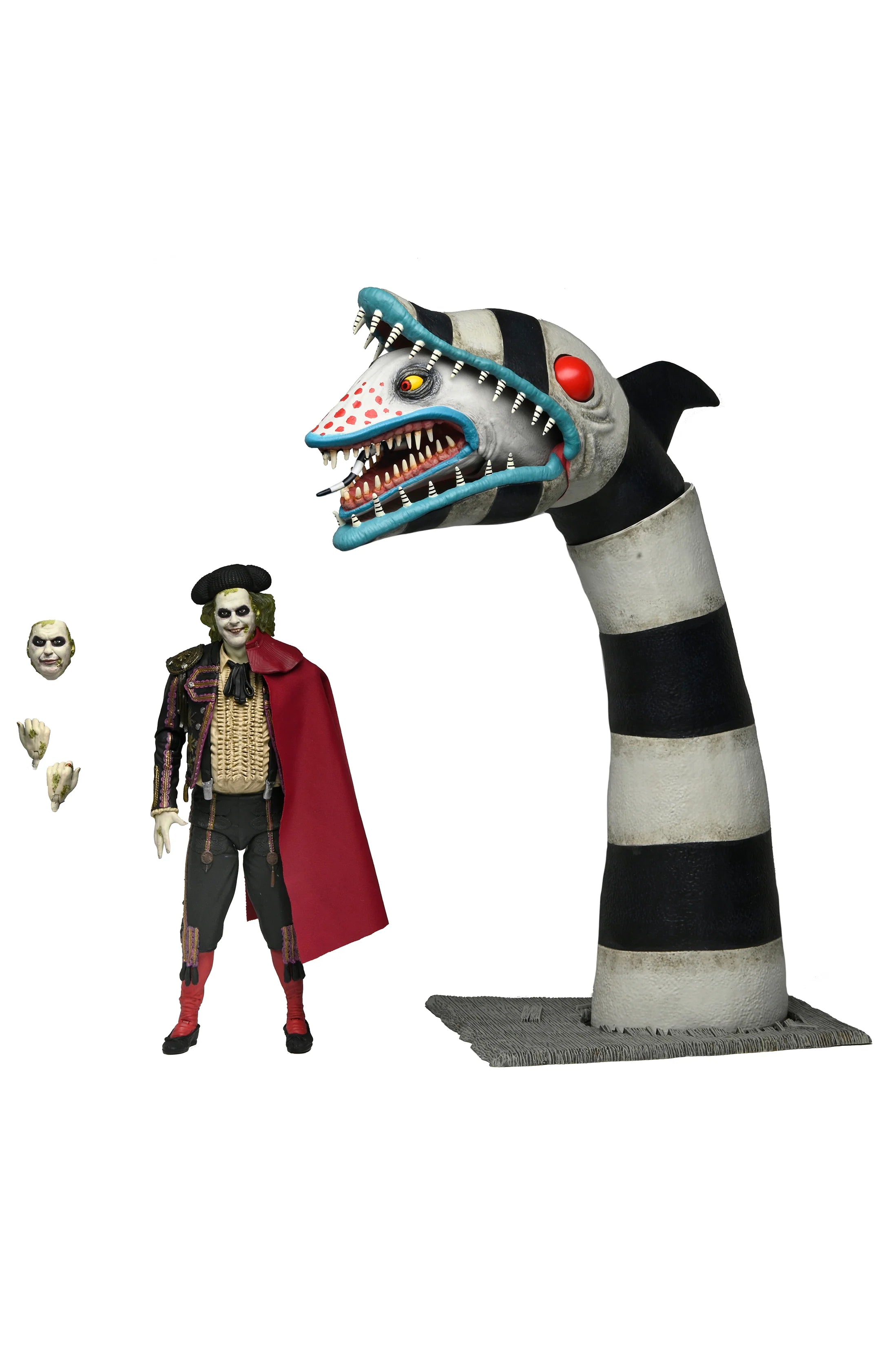 NECA - Beetlejuice Beetlejuice - Ultimate "Matador" Beetlejuice & Sandworm  7" Scale Action Figure 2 Pack
