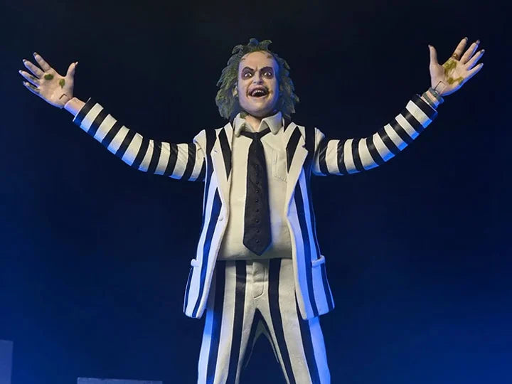 NECA - Beetlejuice (1988) - Striped Suit Beetlejuice 1/4 Scale Action Figure (Pre-Order Ships September)