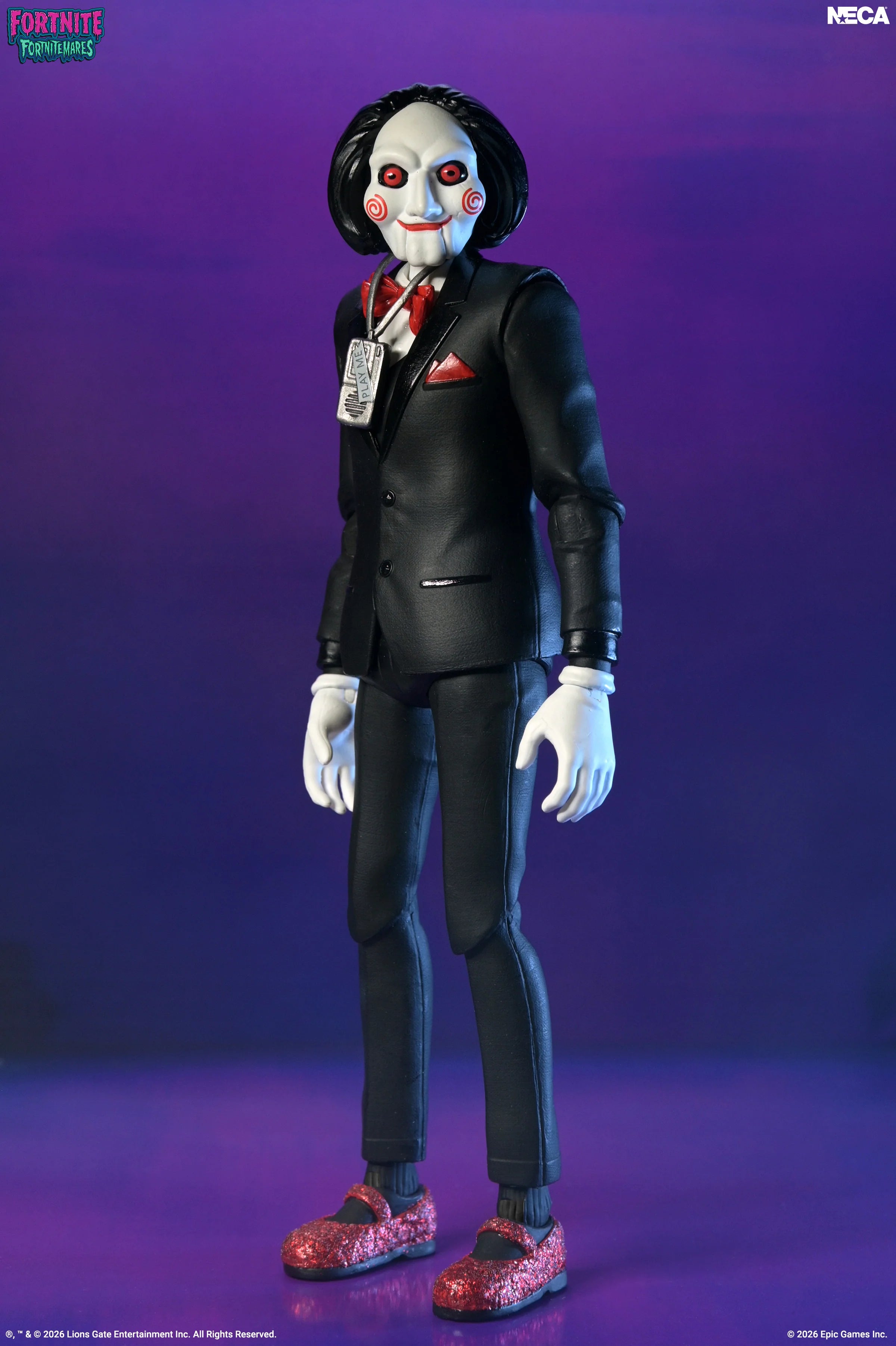 NECA - Fortnite x Saw - Fortnitemares Billy The Puppet 7" Scale Action Figure (Pre-Order Ships October 2026)