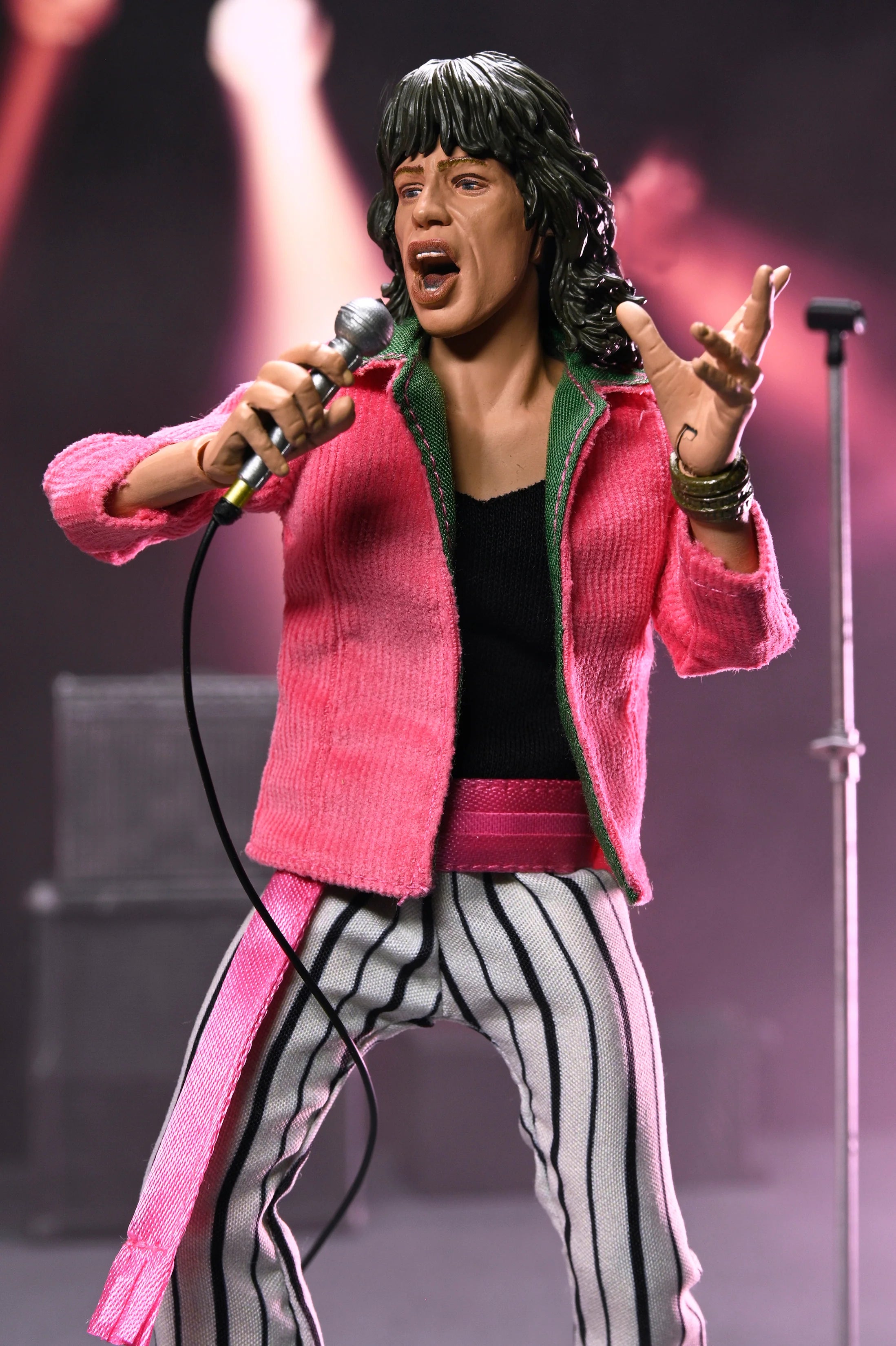 NECA - The Rolling Stones - Mick Jagger & Keith Richards (1975) 8" Scale Clothed Action Figure Bundle (Pre-Order Ships March 2026)