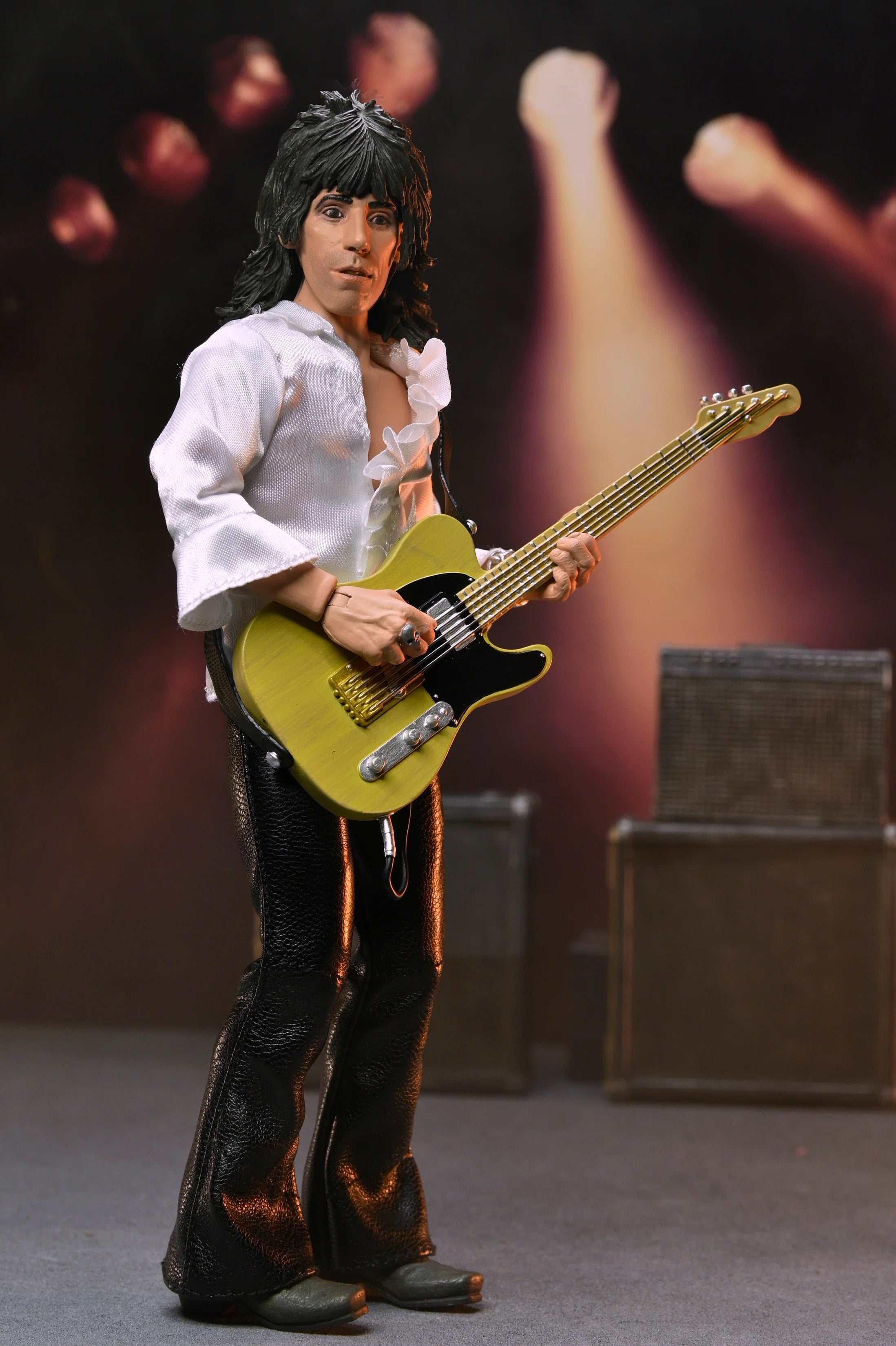 NECA - The Rolling Stones - Keith Richards (1975) 8" Scale Clothed Action Figure (Pre-order Ships March 2026)