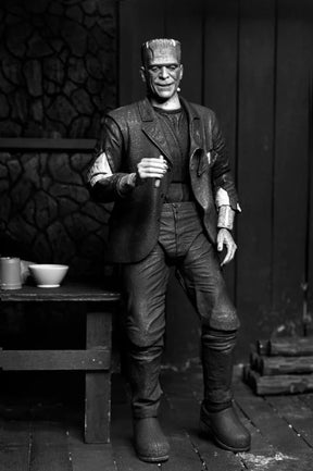 NECA - Universal Monsters - Bride of Frankenstein - Ultimate Frankenstein's Monster (B&W) Action Figure (Pre-Order Ships January)