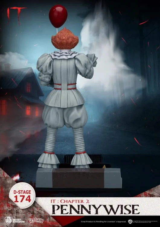 BEAST KINGDOM - IT: Chapter Two D-Stage 174 Pennywise Statue (Pre-Order Ships Q1 2026)