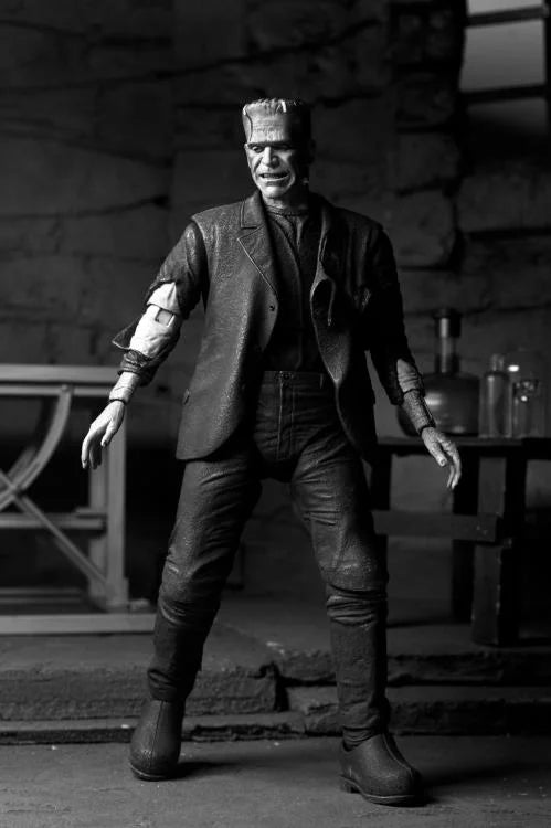 NECA - Universal Monsters - Bride of Frankenstein - Ultimate Frankenstein's Monster (B&W) Action Figure (Pre-Order Ships January)