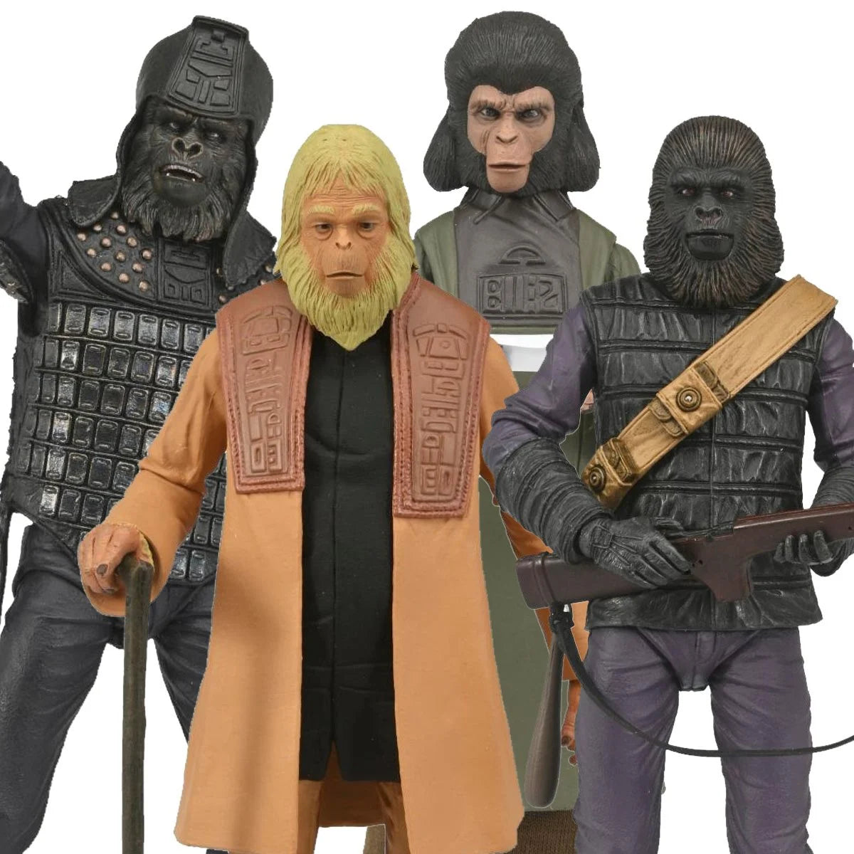 NECA - Planet of the Apes: Legacy Series 7" Scale Action Figure Set of 4 (Pre-Order Ships June)