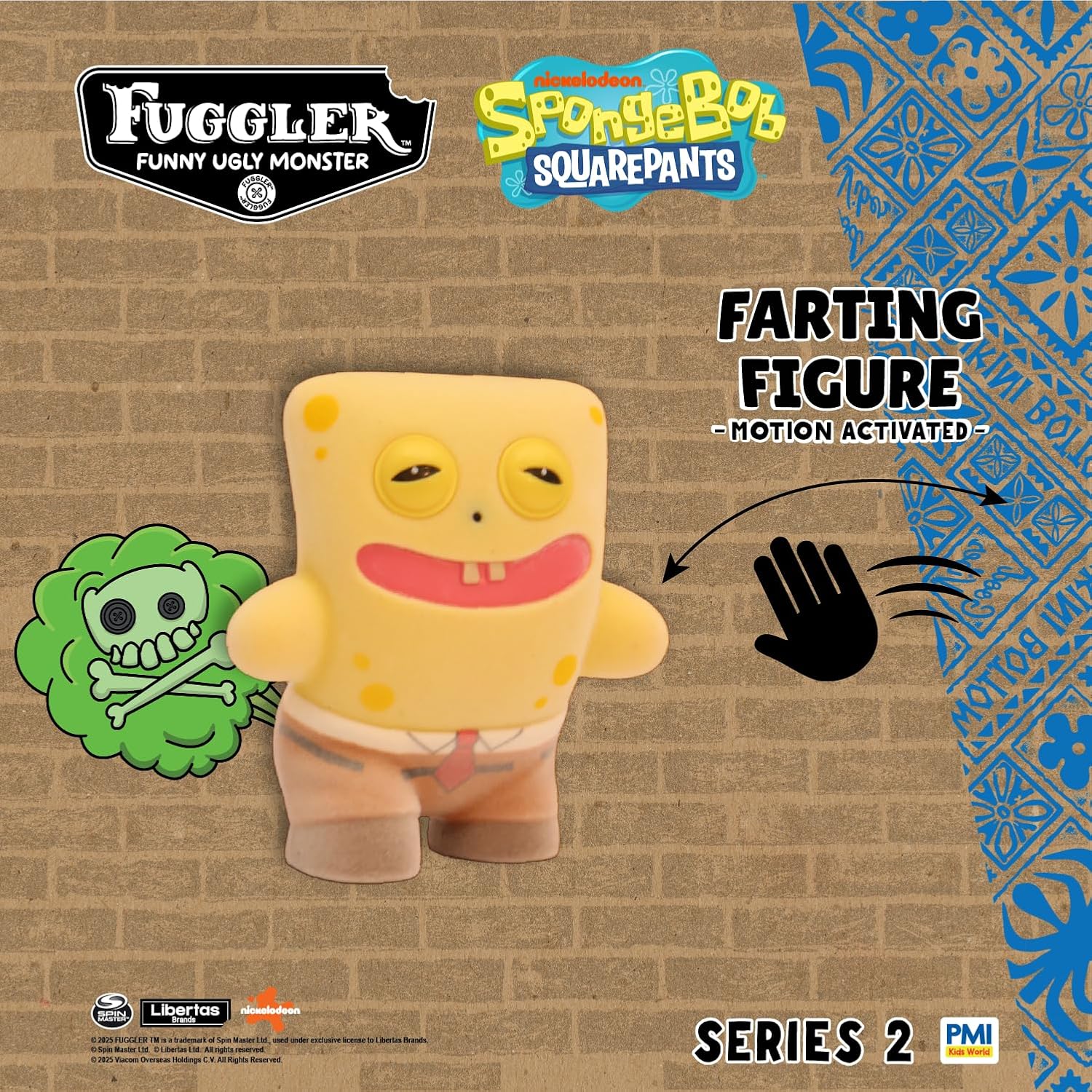 Fuggler - Series 2 - SpongeBob - 3.5" Vinyl Farting Figure