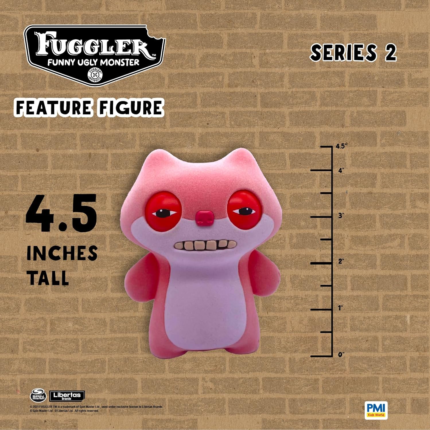 Fuggler - Series 2 - Sketchy Squirrel - 4.5" Interactive Feature Figure