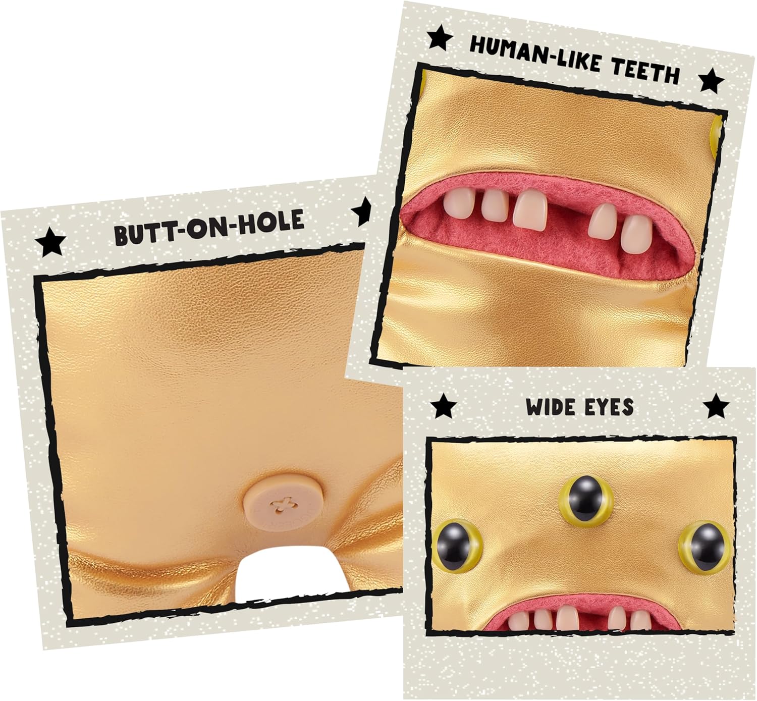 Fuggler -Gold Fuggs - Reeko All Over Gold 9" Plush Figure