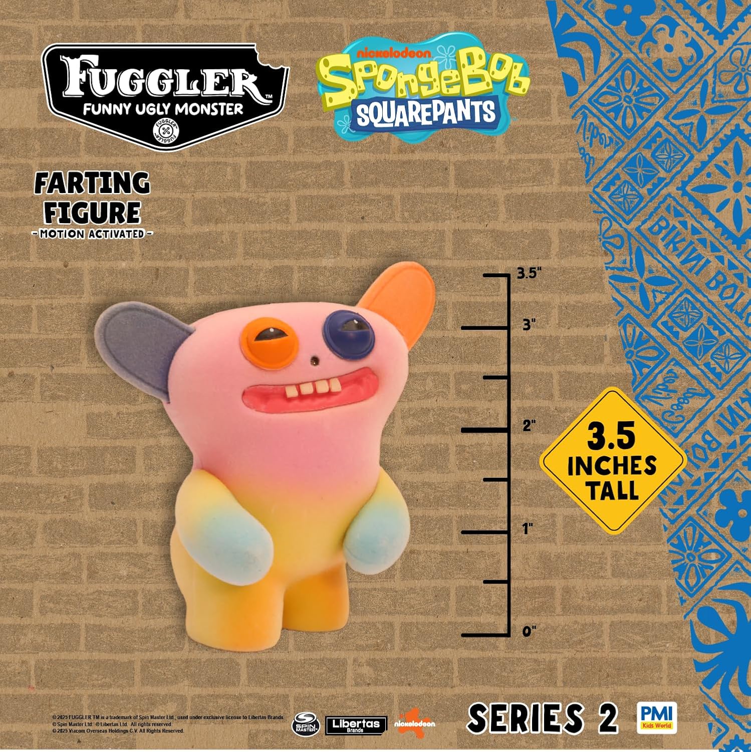 Fuggler - Series 2 - Grin Grin - 3.5" Interactive Farting Figure