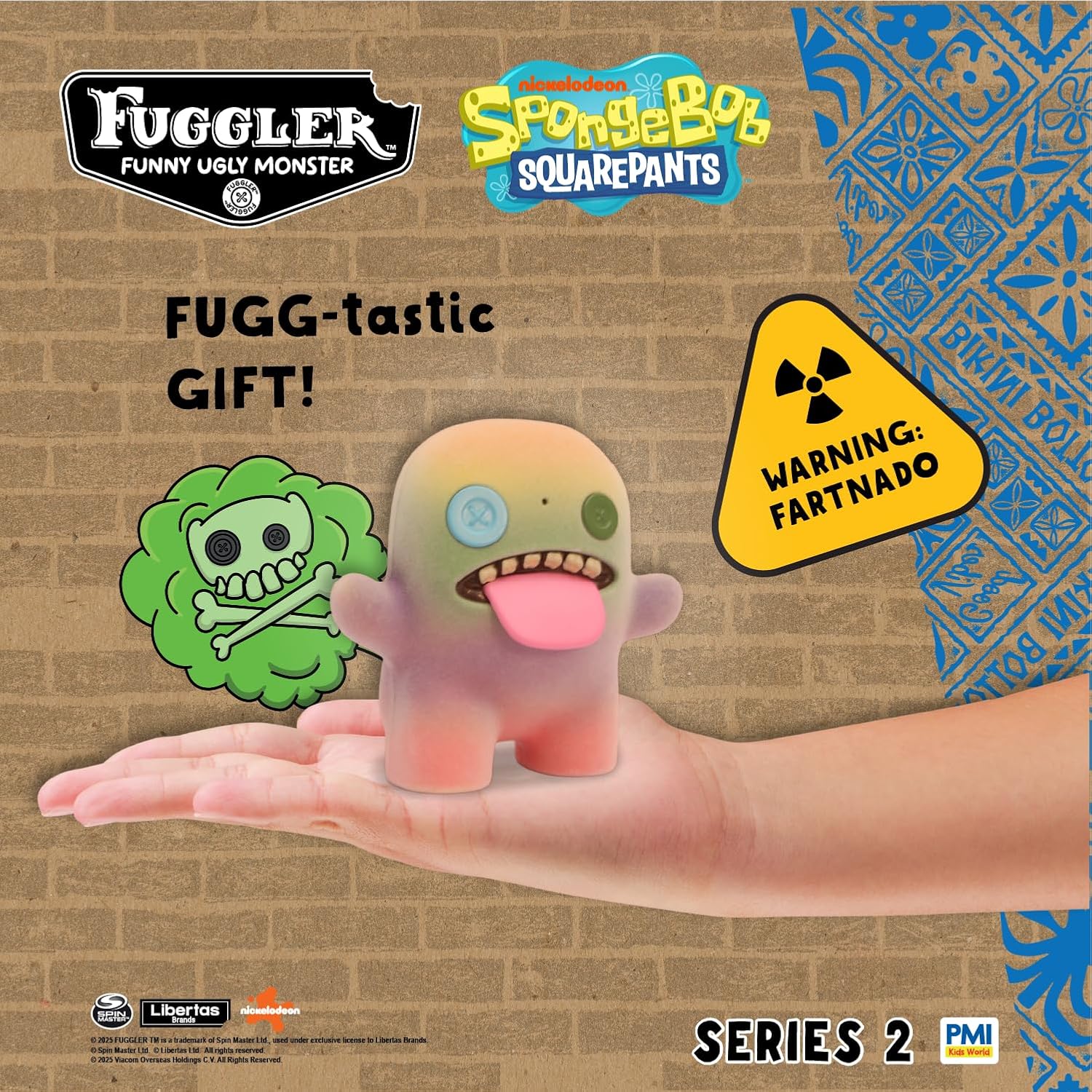 Fuggler - Series 2 - Oogah Boogah - 3.5" Interactive Farting Figure