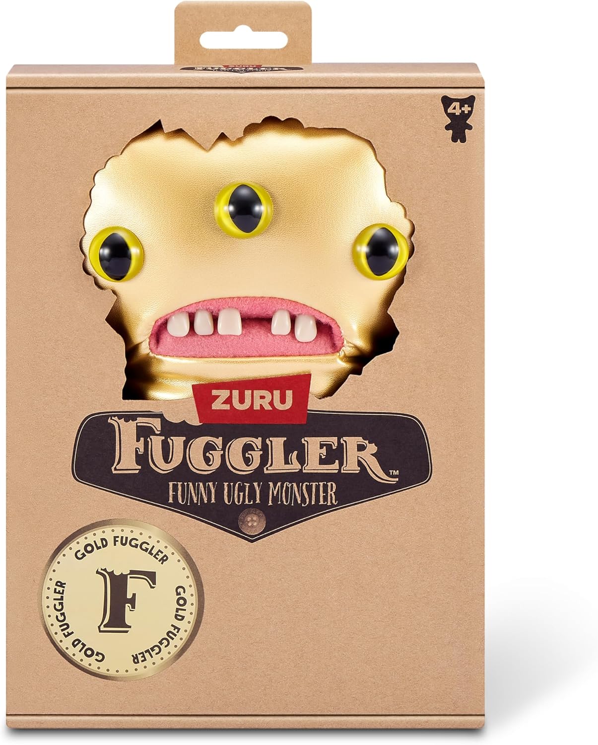 Fuggler -Gold Fuggs - Reeko All Over Gold 9" Plush Figure