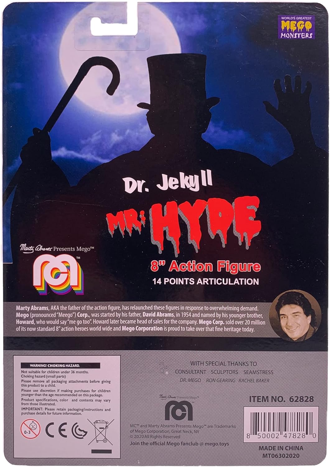 Mego Horror Wave 8 - Dr. Jekyll and Mr. Hyde - Mr. Hyde 8" Action Figure