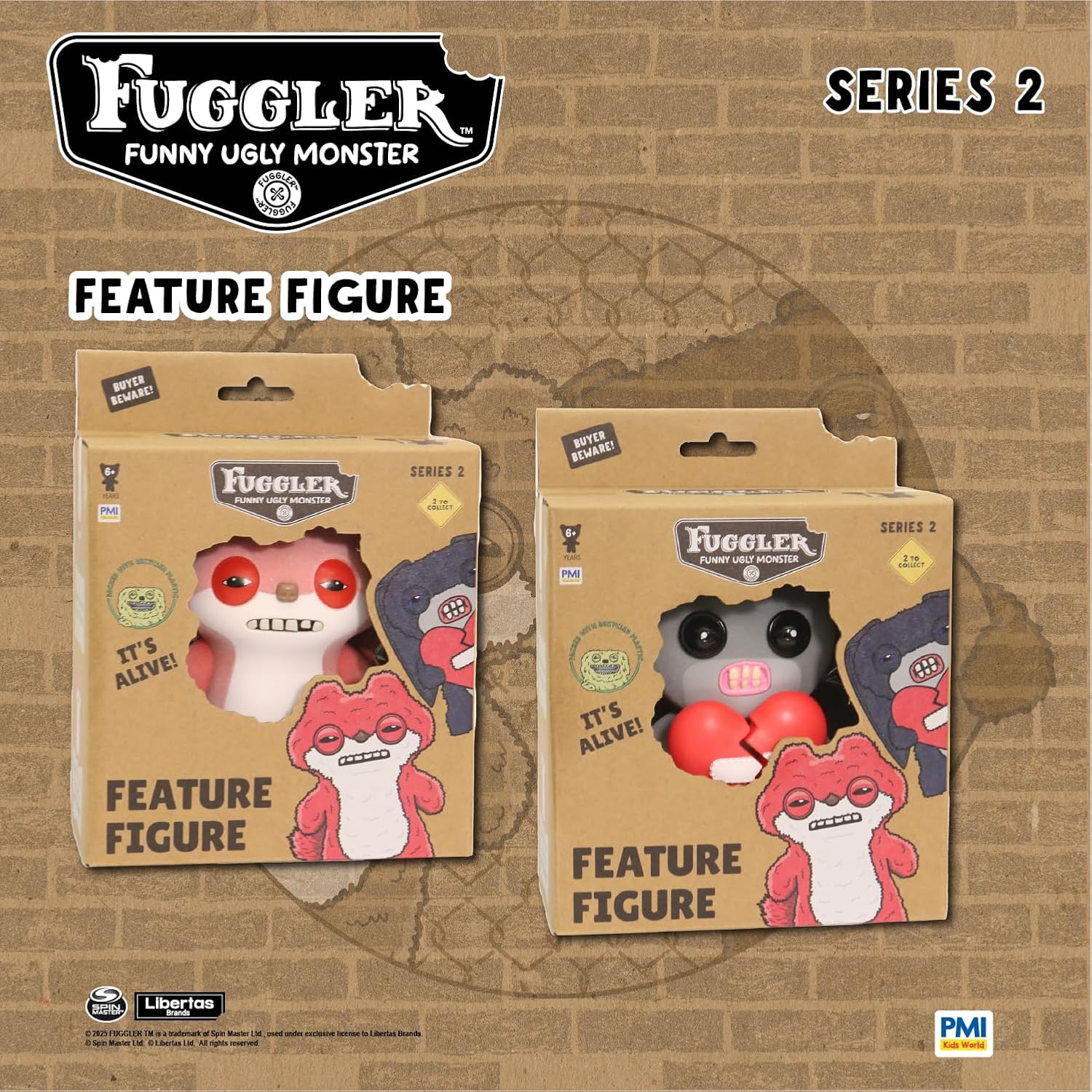 Fuggler - Series 2 - Sketchy Squirrel - 4.5" Interactive Feature Figure