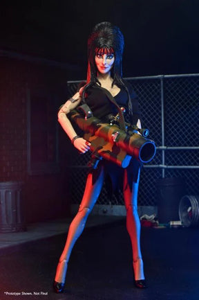 NECA - Elvira: Mistress of the Dark - Commando Elvira 8" Clothed Action Figure (Pre-Order Ships January)