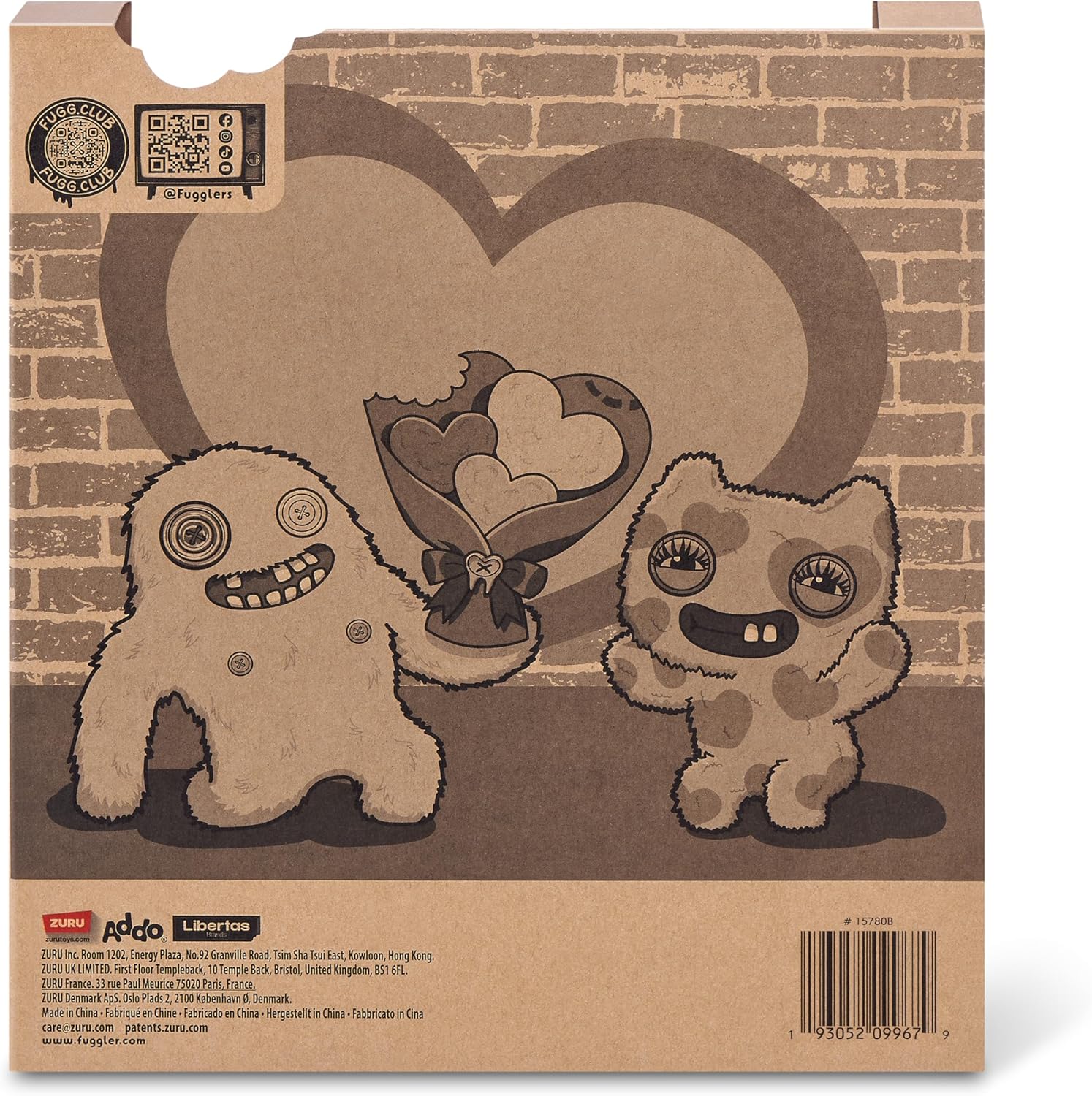Fuggler - Fugg Bouquets - Dad, Mom, & Baby Plush 3-Pack (Sasquoosh, Stinkface, & Squooshface)