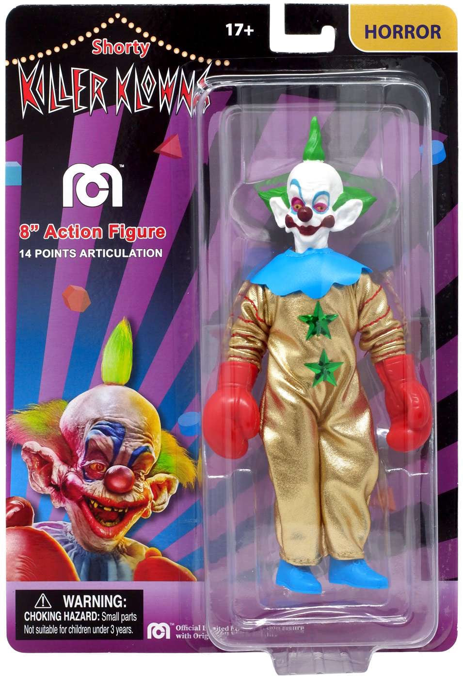 Damaged Package Mego Movies Wave 17 - Killer Klowns (Shorty) 8" Action Figure
