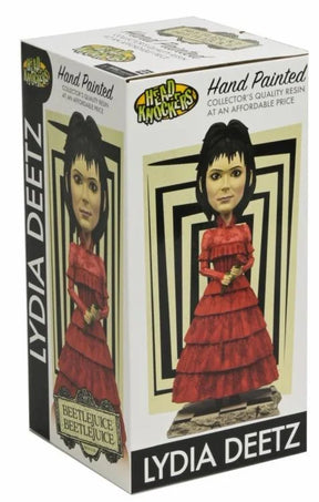 NECA - Beetlejuice (2024) - Lydia Deetz In Red Dress Head Knocker (Pre-Order Ships October)