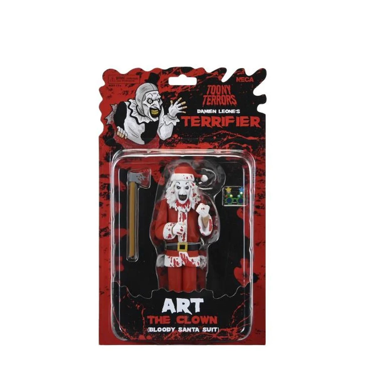 NECA - Toony Terrors - Terrifier 3: Art the Clown (Bloody Santa Suit) 6" Action Figure