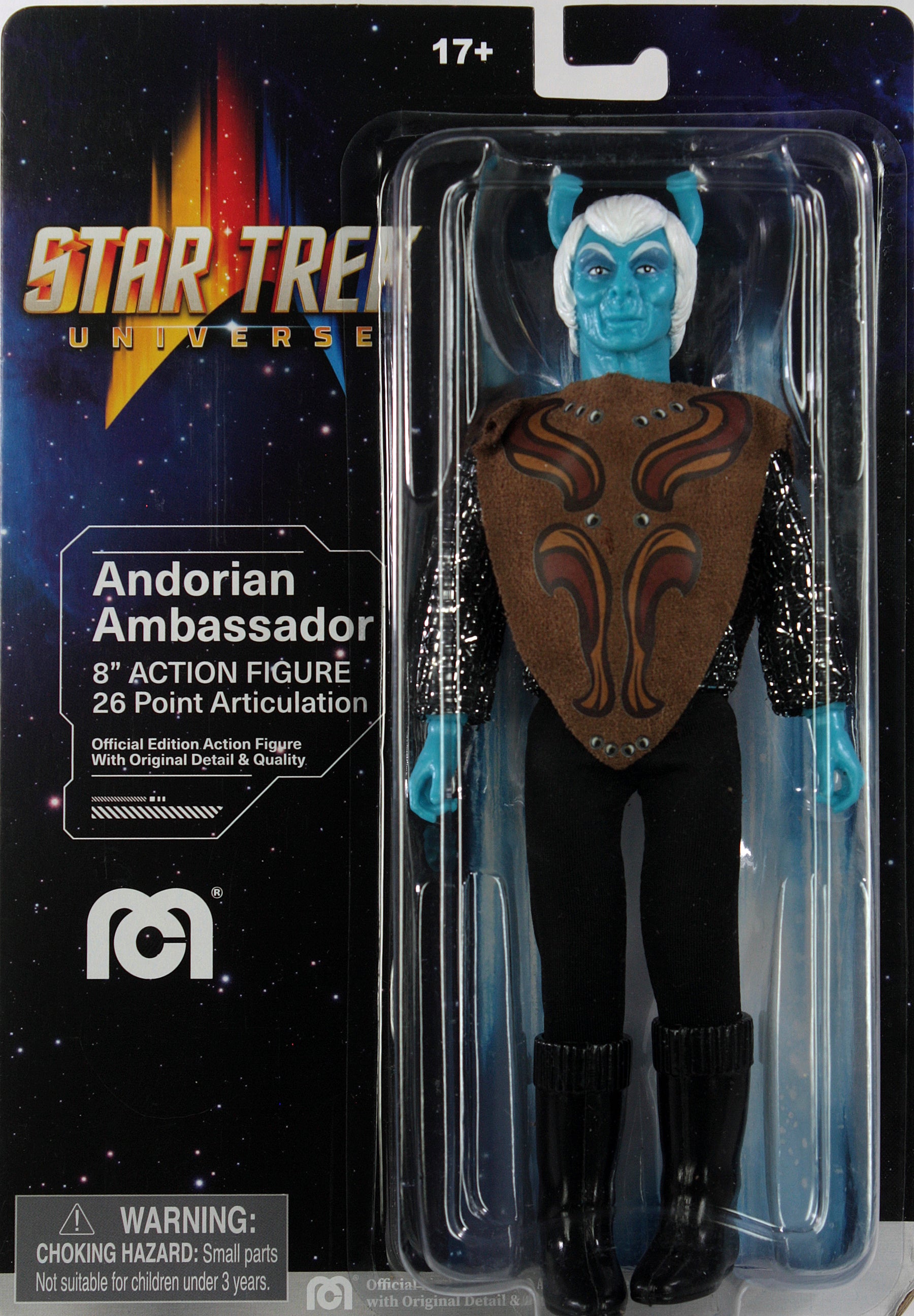 Mego Star Trek Wave 18 - Andorian Ambassador (TOS) 8" Action Figure (Pre-Order Release Date To Be Determined)
