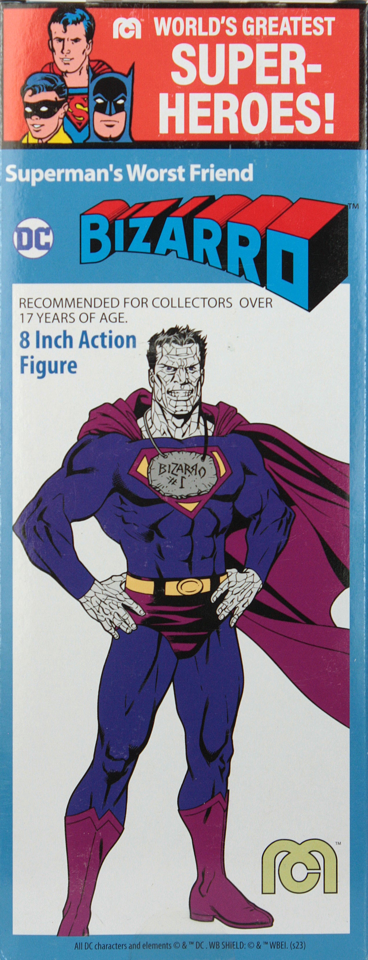 Mego Wave 18 - Bizarro Superman 50th Anniversary World's Greatest Superheroes 8" Action Figure