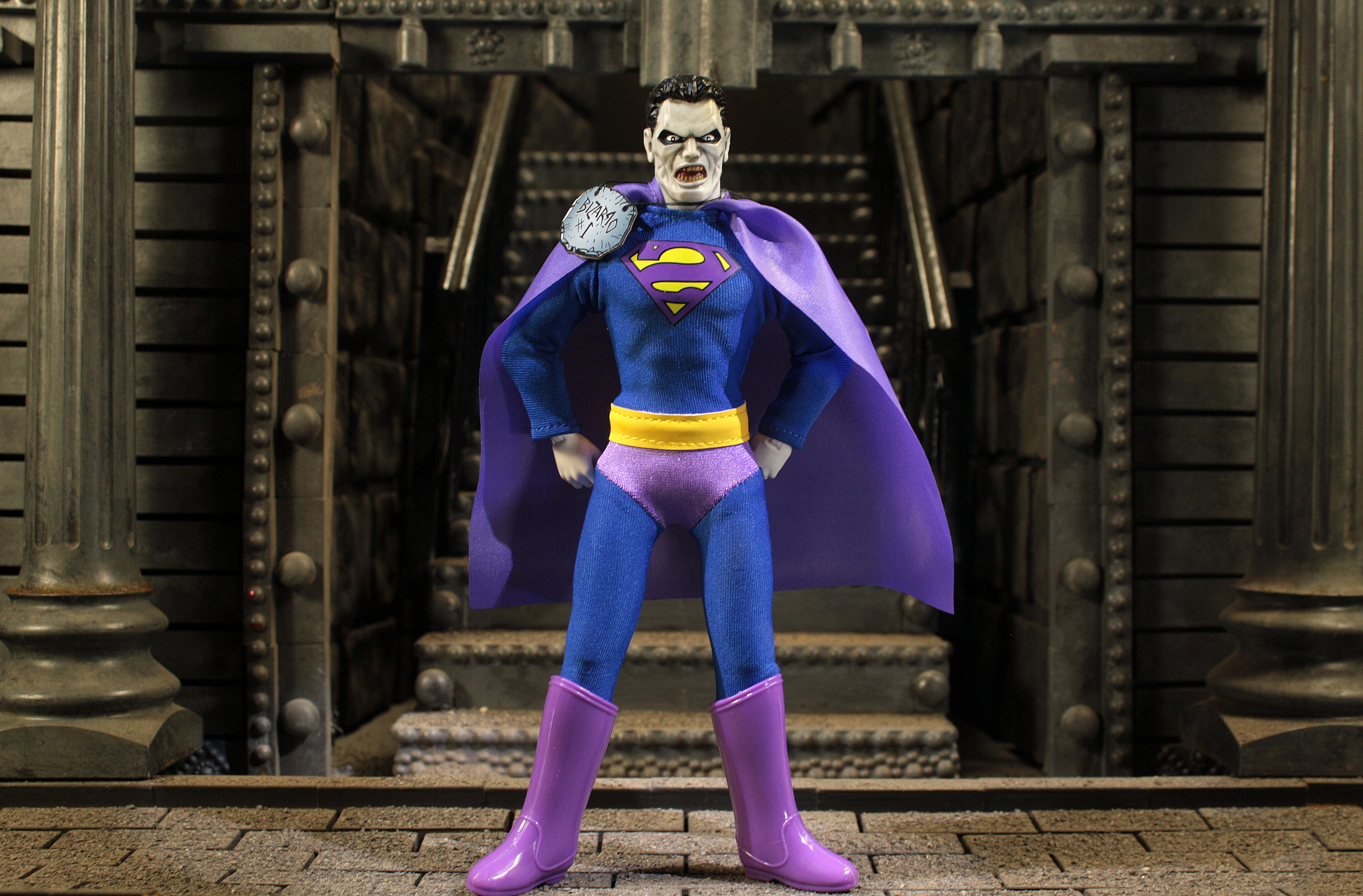 Mego Wave 18 - Bizarro Superman 50th Anniversary World's Greatest Superheroes 8" Action Figure