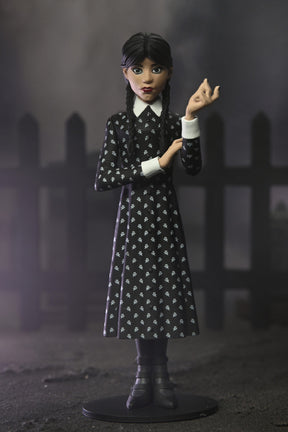 NECA - Toony Terrors - Wednesday Addams (Classic Dress) 6" Action Figure
