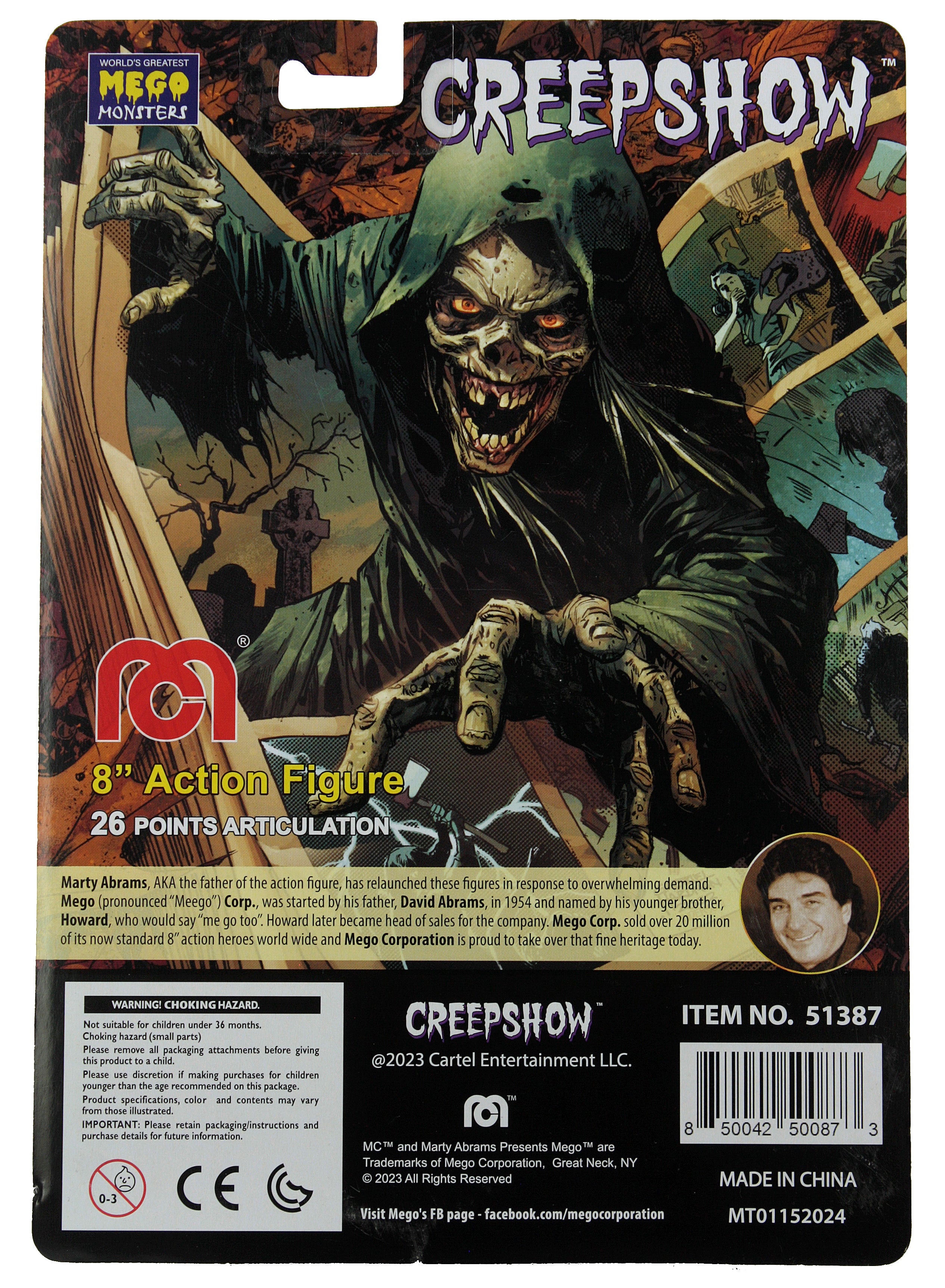 Mego Horror Wave 18 - Creepshow (TV Series) Classic Creep 8" Action Figure