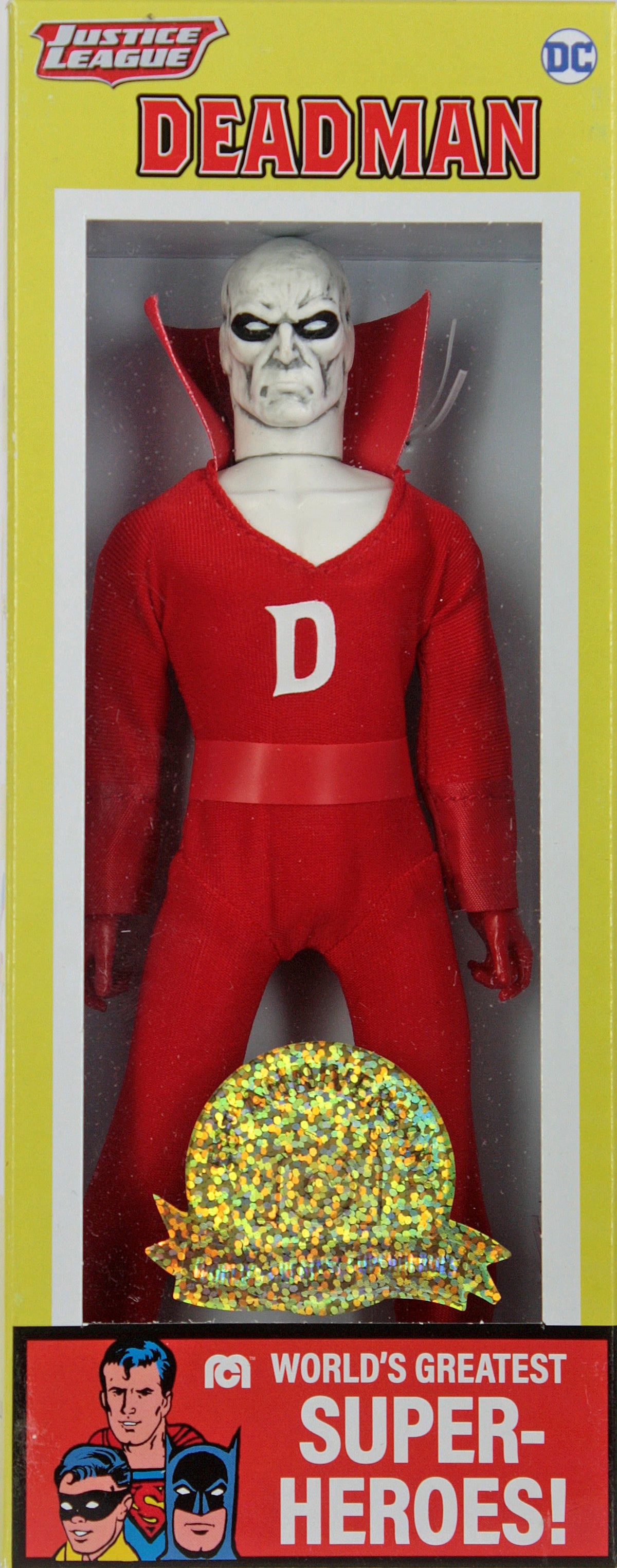 Damaged Package Mego Wave 18 - Deadman 50th Anniversary World's Greatest Superheroes 8" Action Figure