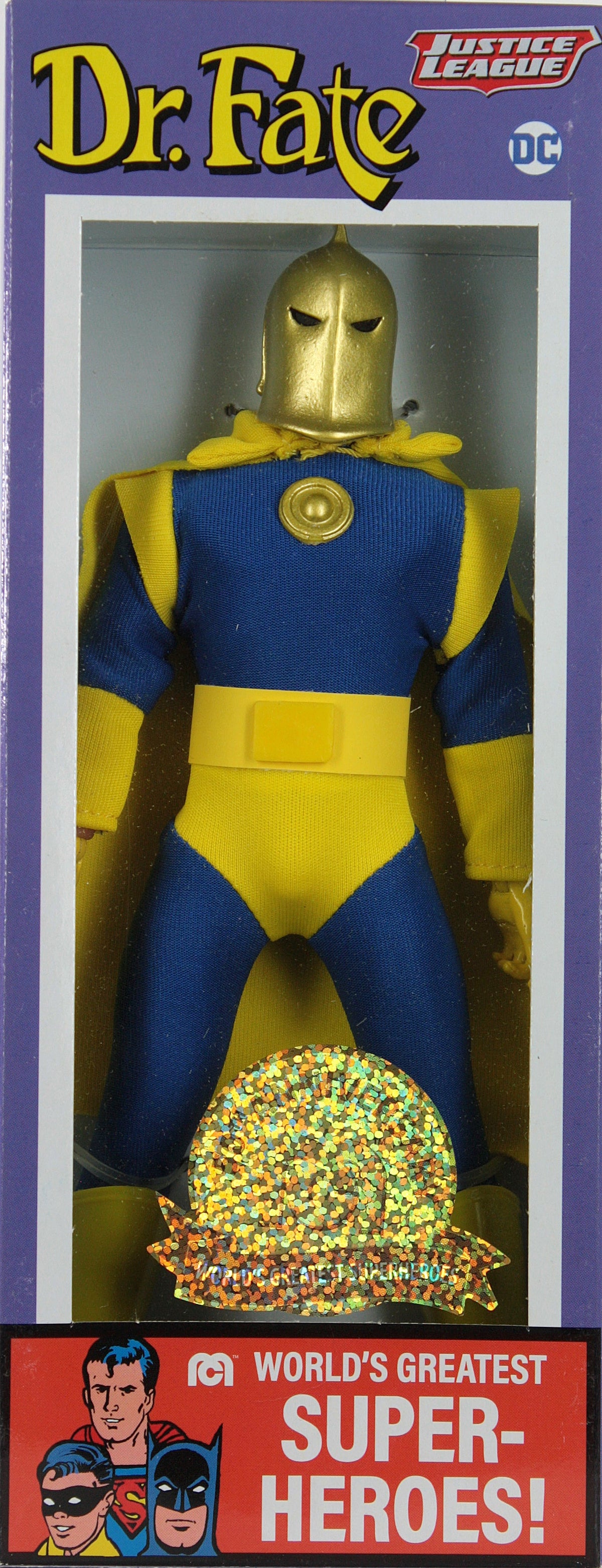 Damaged Package Mego Wave 18 - Dr. Fate 50th Anniversary World's Greatest Superheroes 8" Action Figure