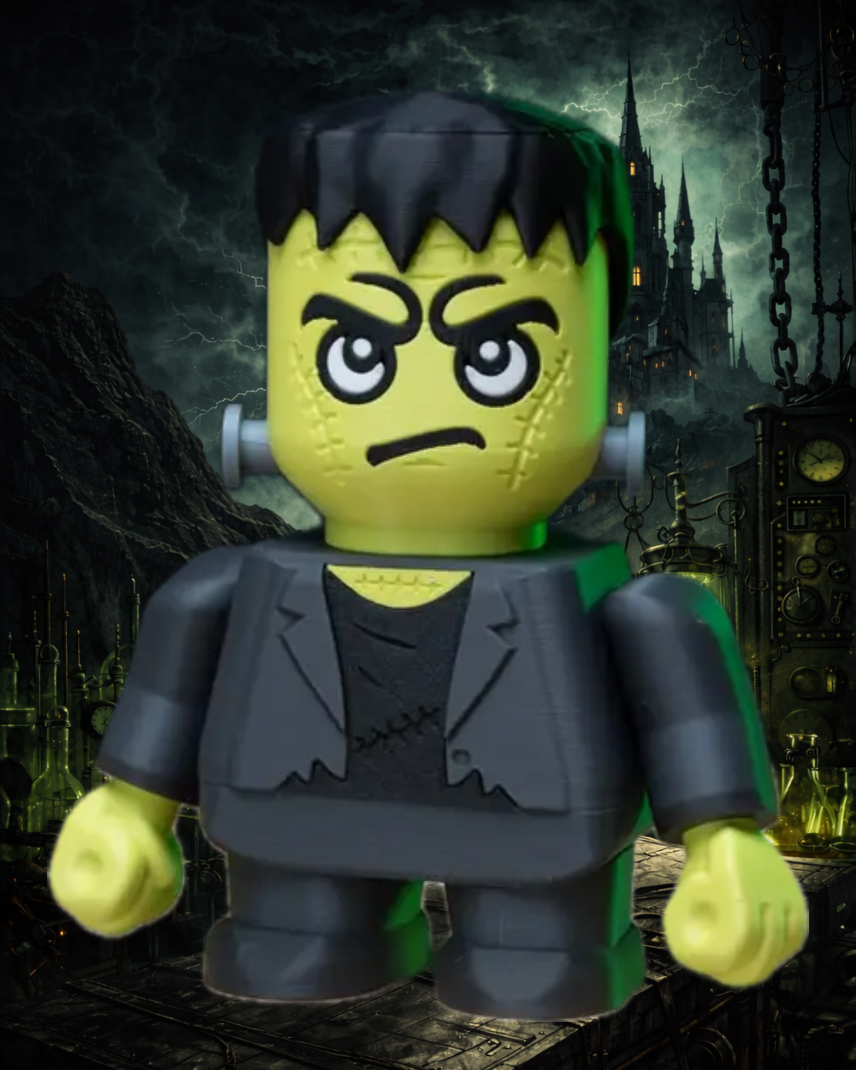 Frankenstein 3D Printed Display Figure – Horror Collector Piece