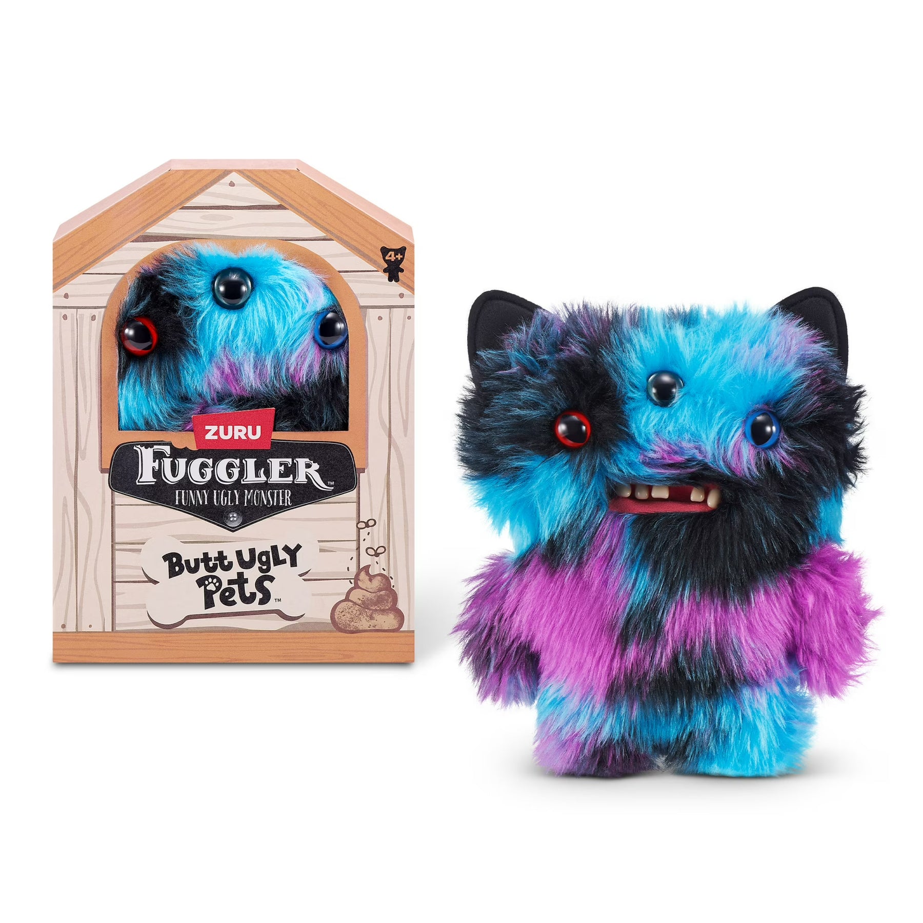 Fuggler - Butt Ugly Pets - Reek-O (Black Cat) - 9" Plush Figure