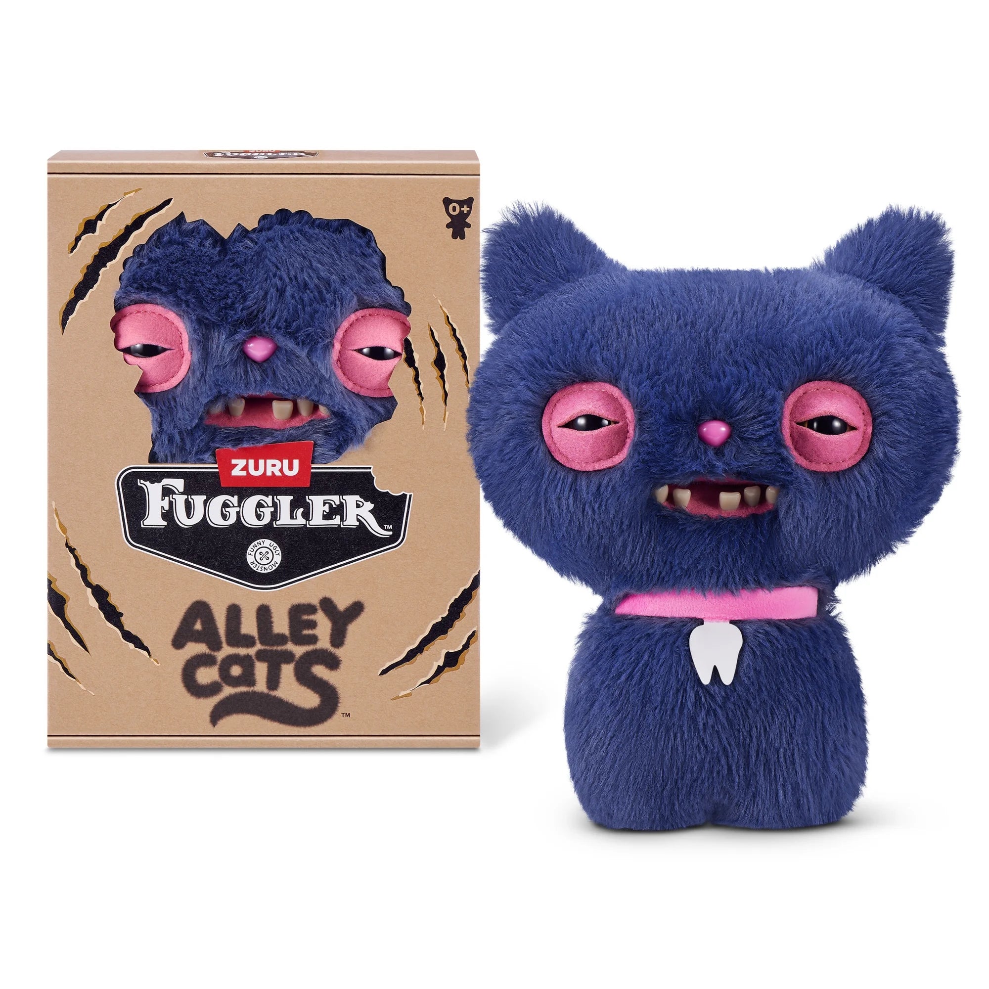 Fuggler Alley Cats Cheezee (Blue) 9-Inch Plush Figure