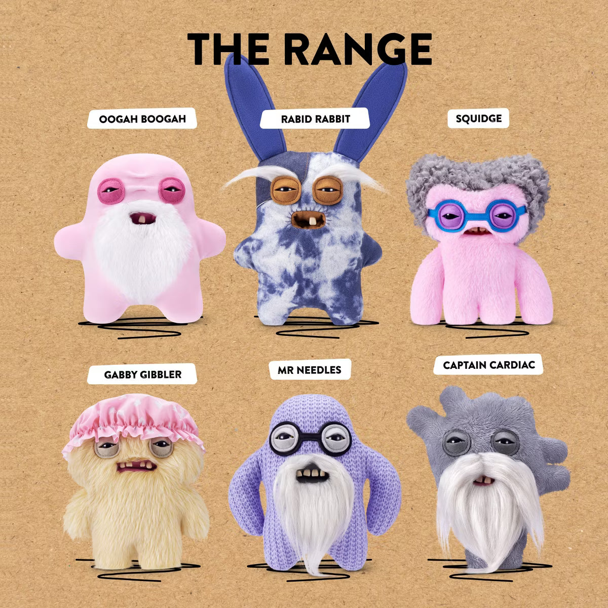 Fuggler Old Fogies Captain Cardiac 9-Inch Plush Figure