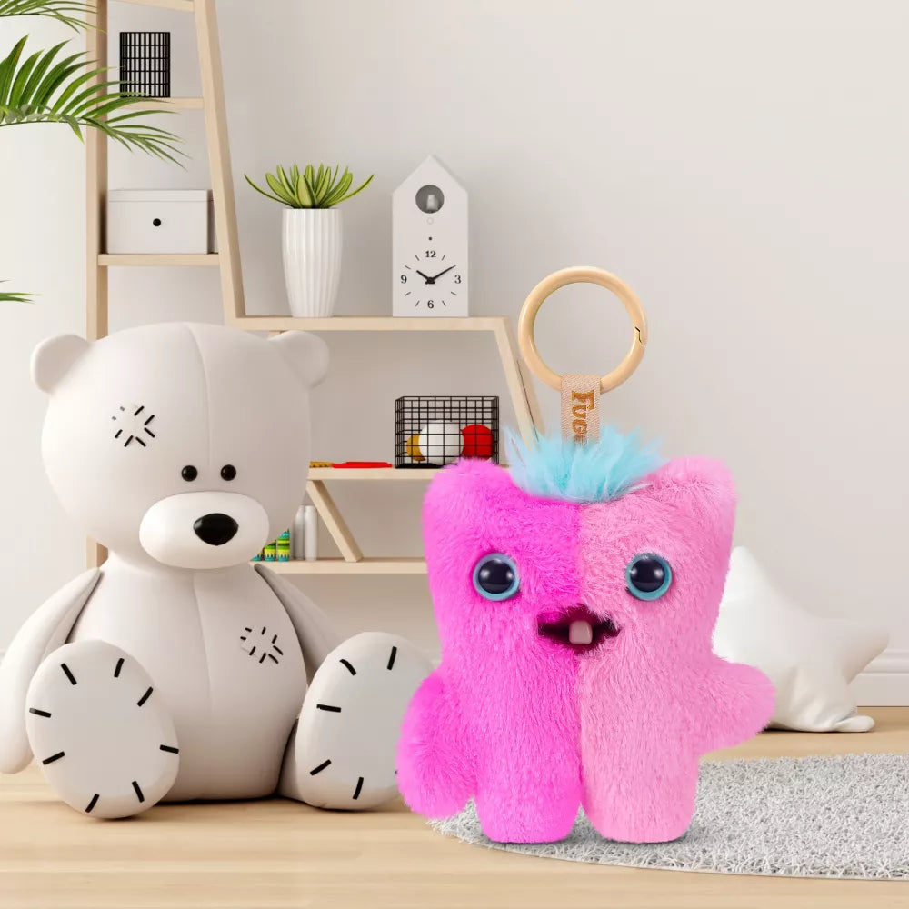 Fuggler - Baby Pinkles - Wided Eyed Screech 3.5-Inch Plush Keyring