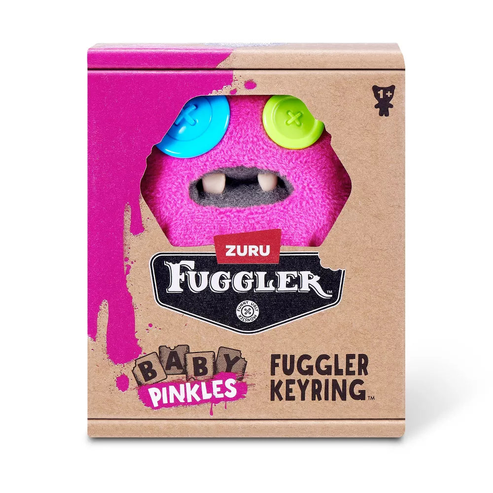 Fuggler - Baby Pinkles - Sasquoosh 3.5-Inch Plush Keyring