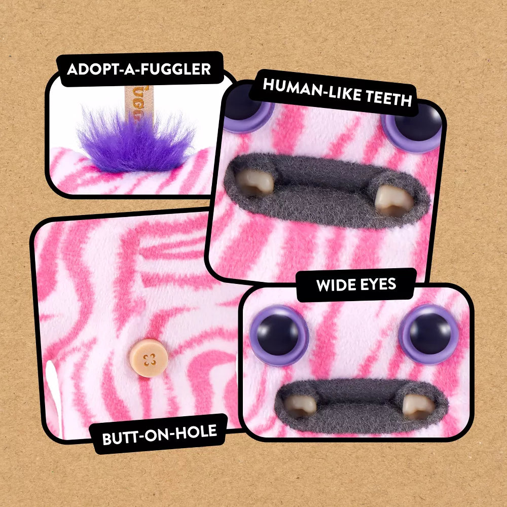 Fuggler - Baby Pinkles - Wided Eyed Weirdo 3.5-Inch Plush Keyring