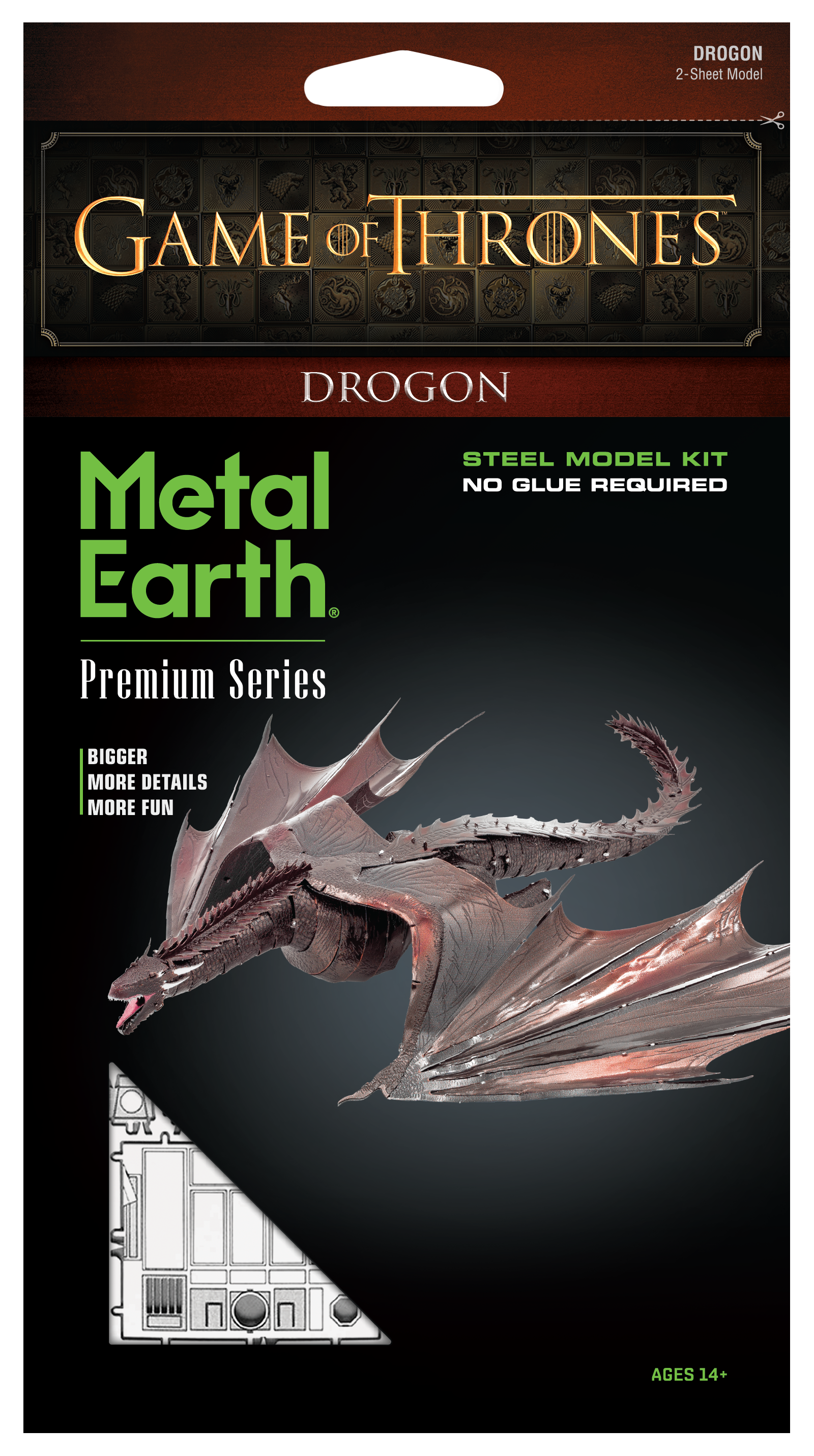 Metal Earth - Premium Series - Game of Thrones: Drogon Model Kit
